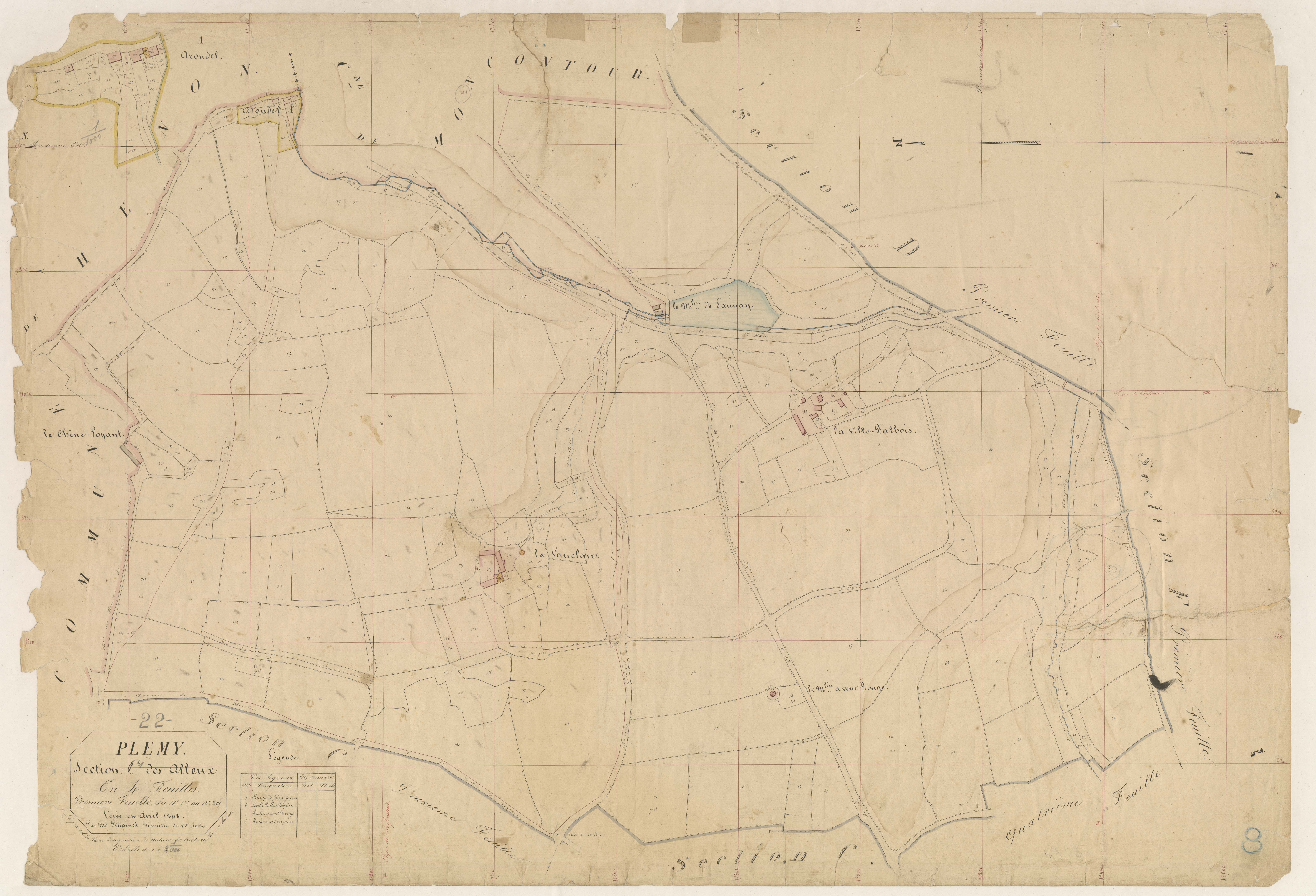 Plémy - Section C, 1re feuille