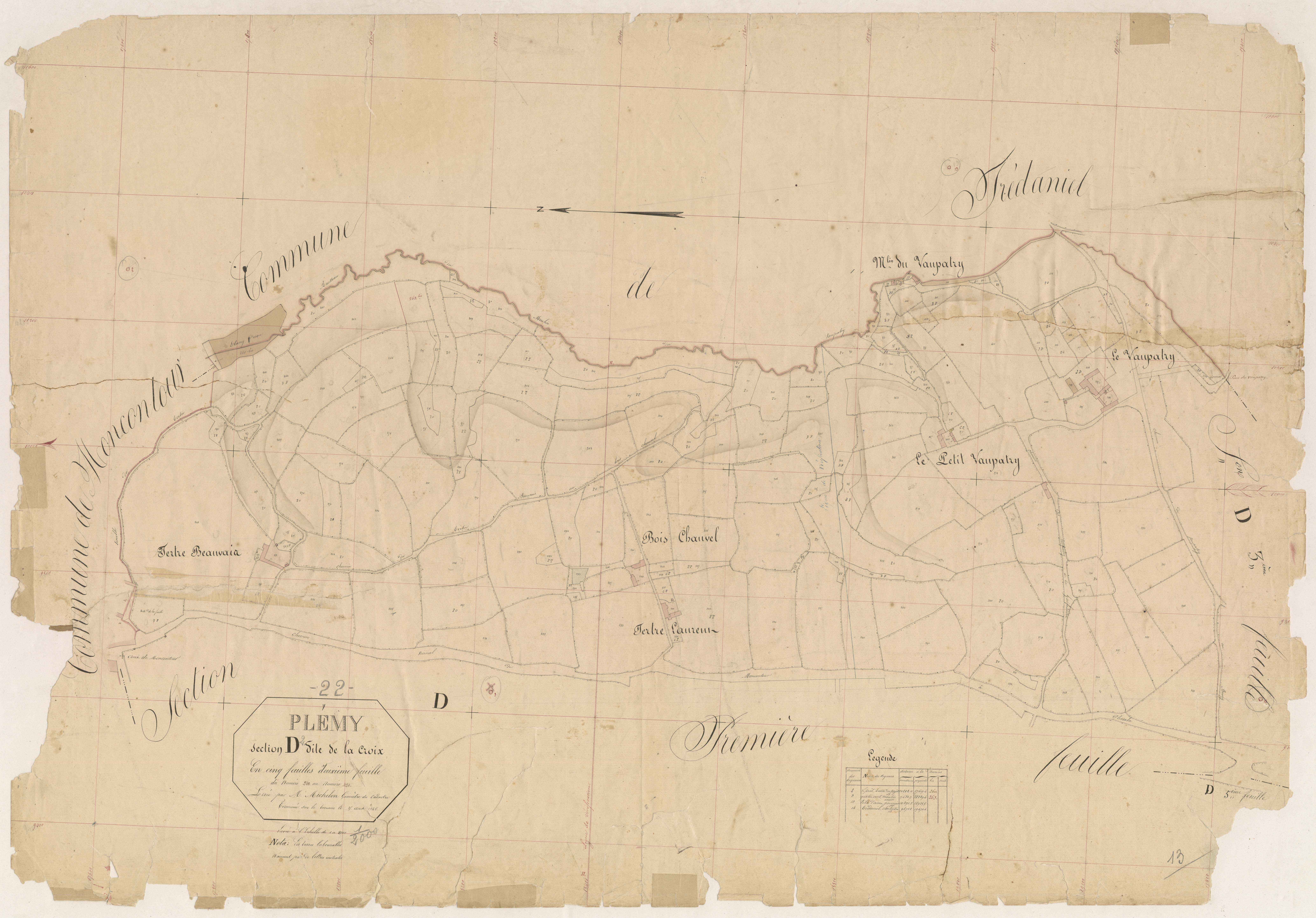 Plémy - Section D, 2e feuille
