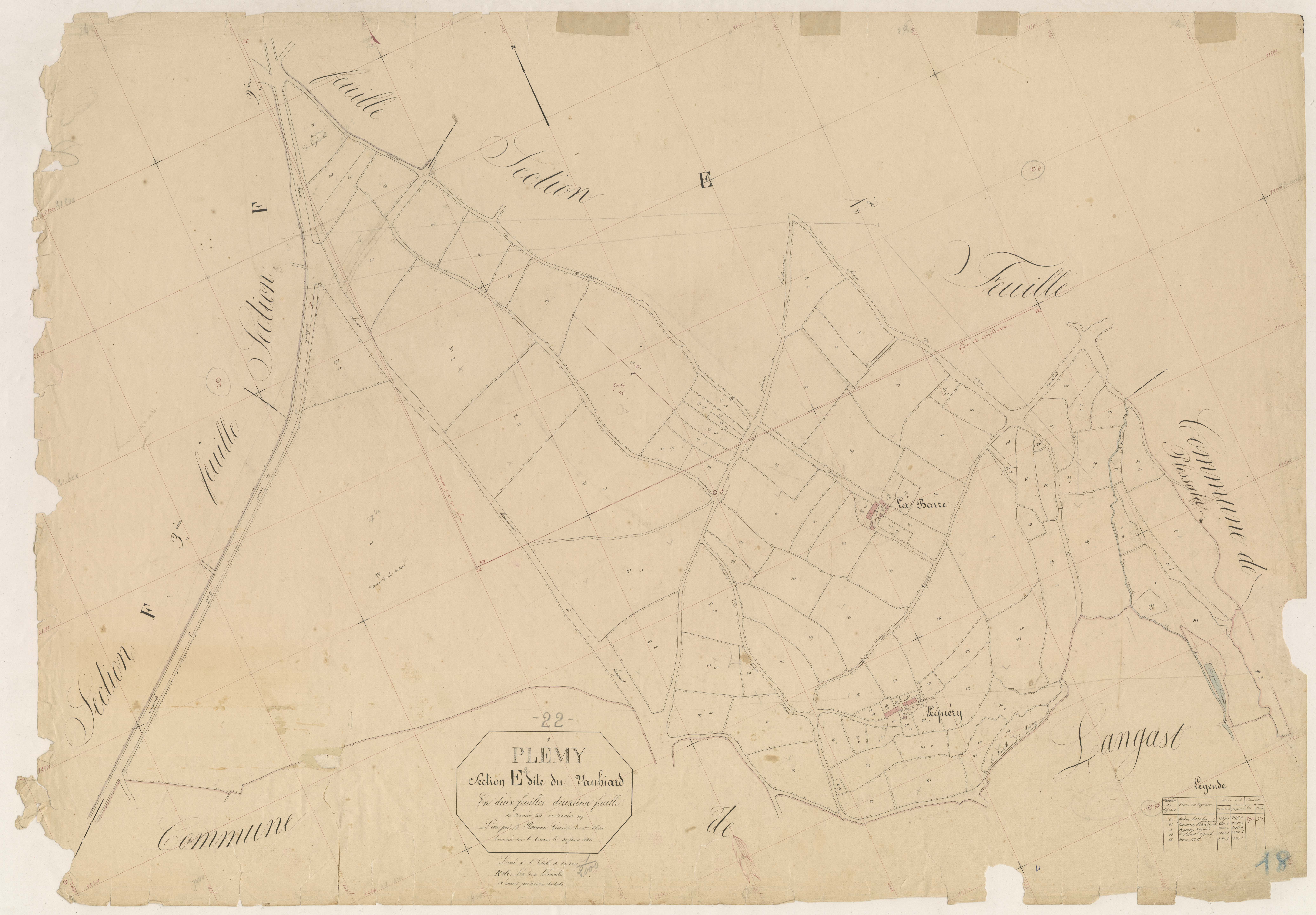 Plémy - Section E, 2e feuille