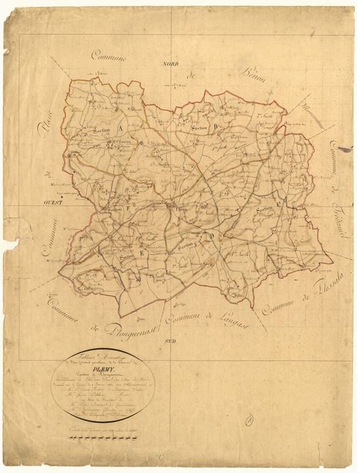 Plémy - Tableau d'assemblage