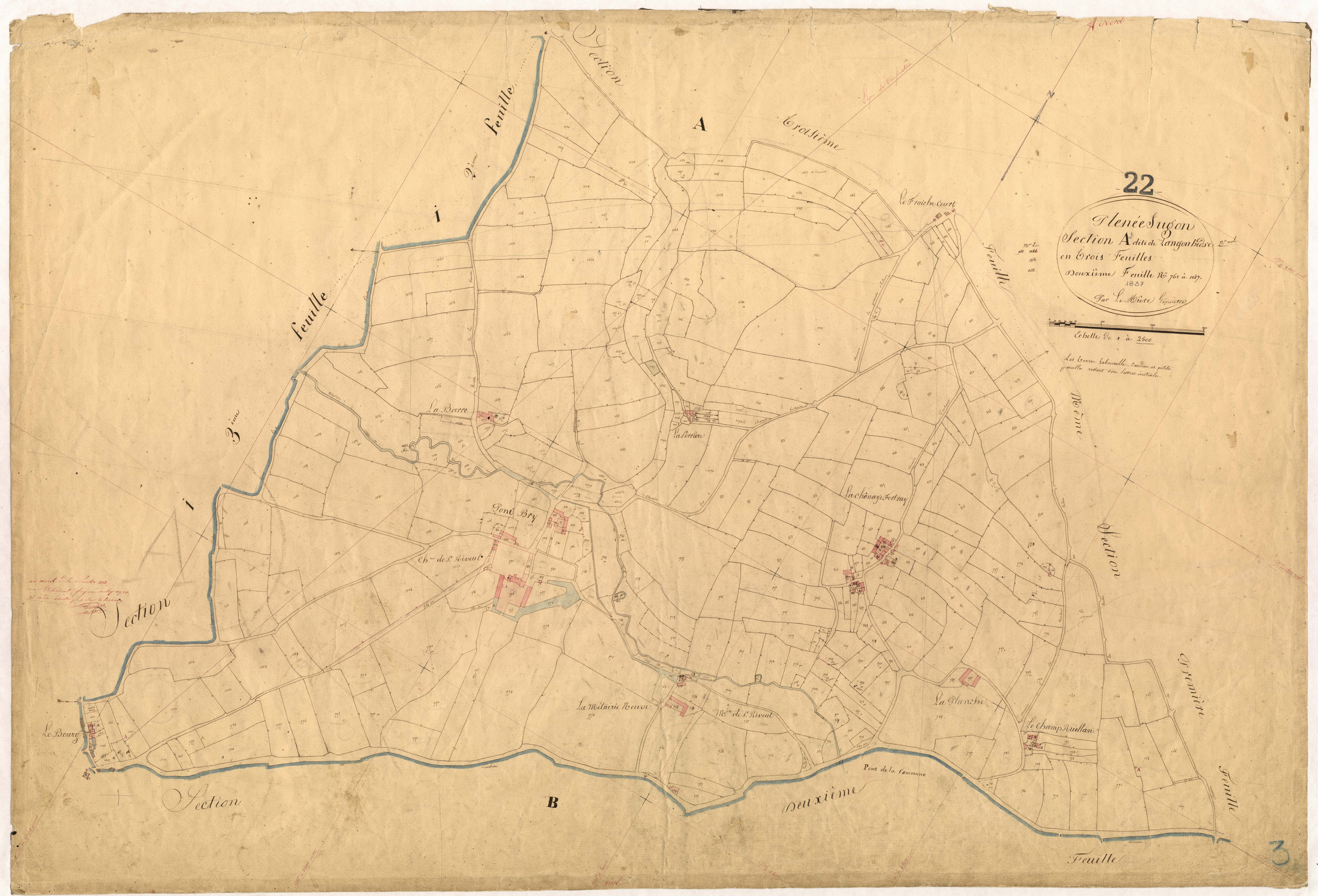 Plénée-Jugon - Section A, 2e feuille