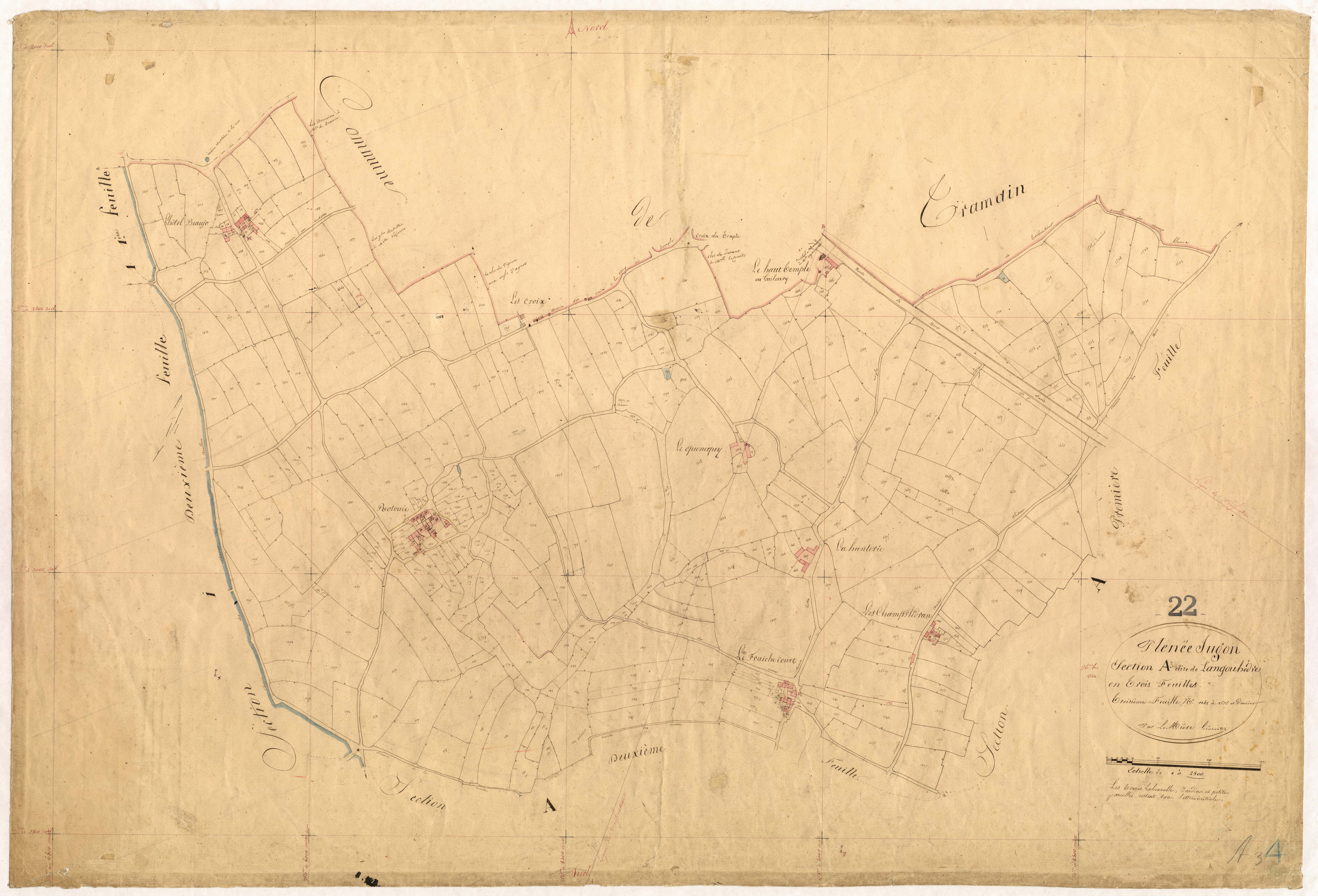 Plénée-Jugon - Section A, 3e feuille