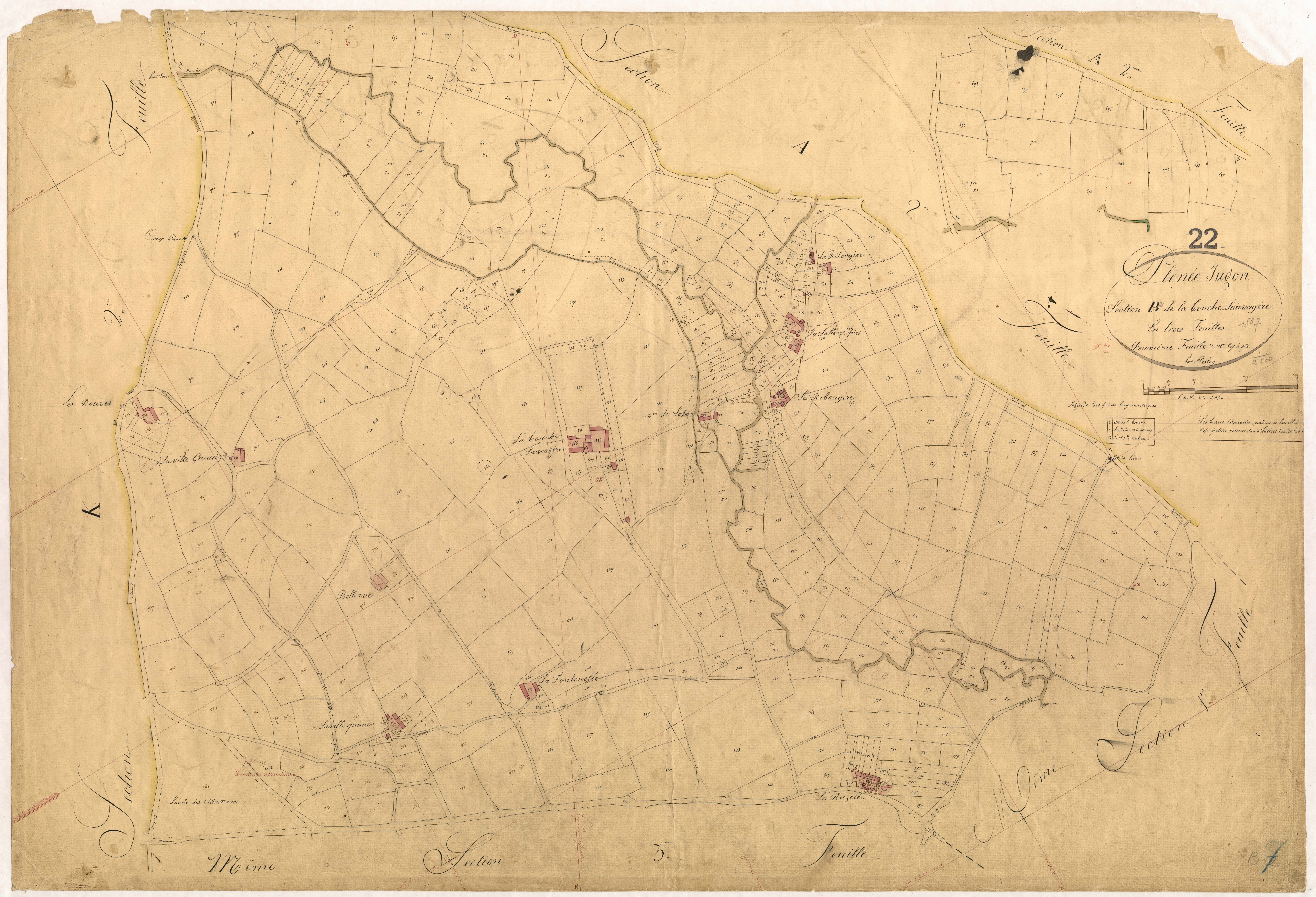 Plénée-Jugon - Section B, 2e feuille