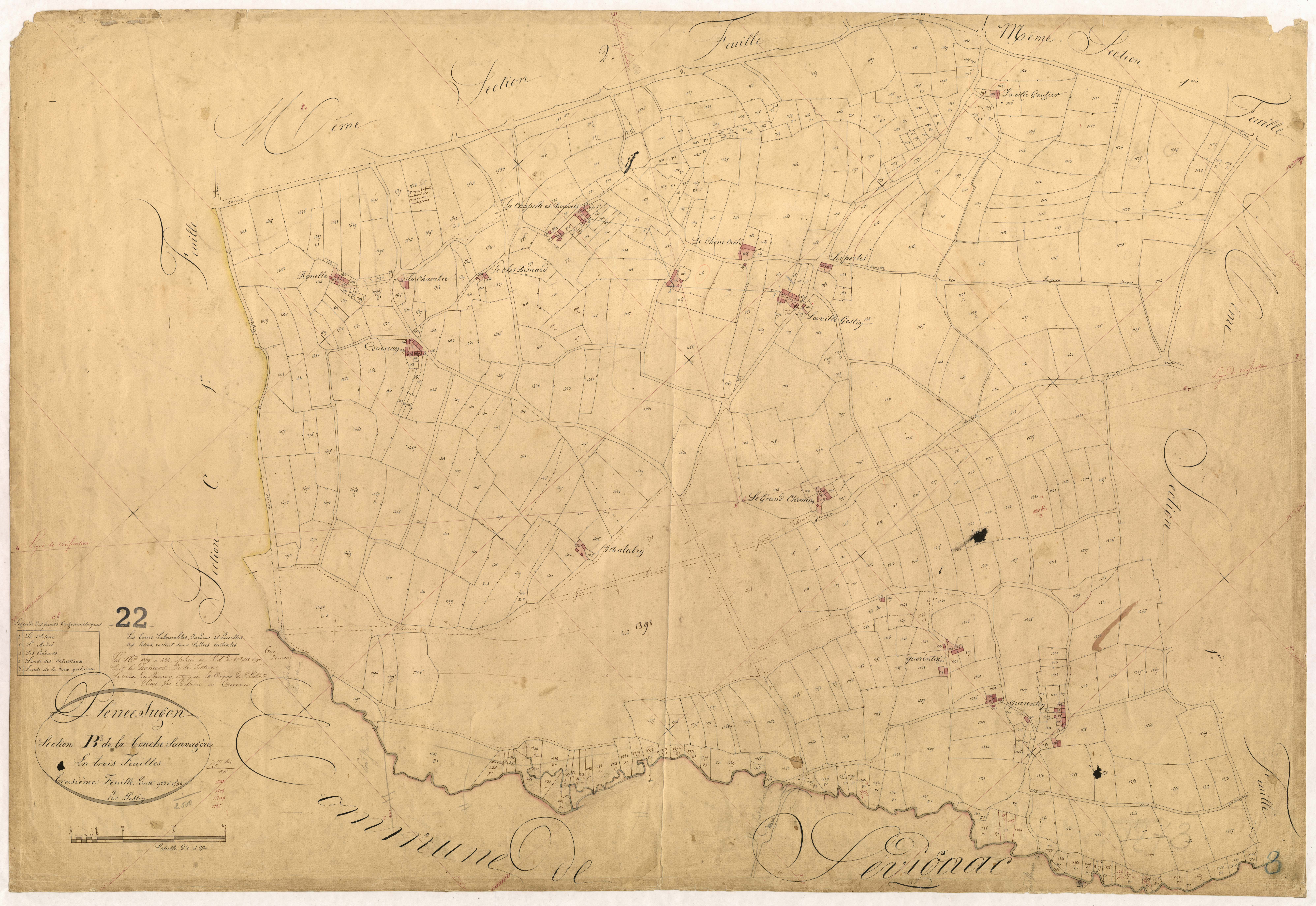 Plénée-Jugon - Section B, 3e feuille