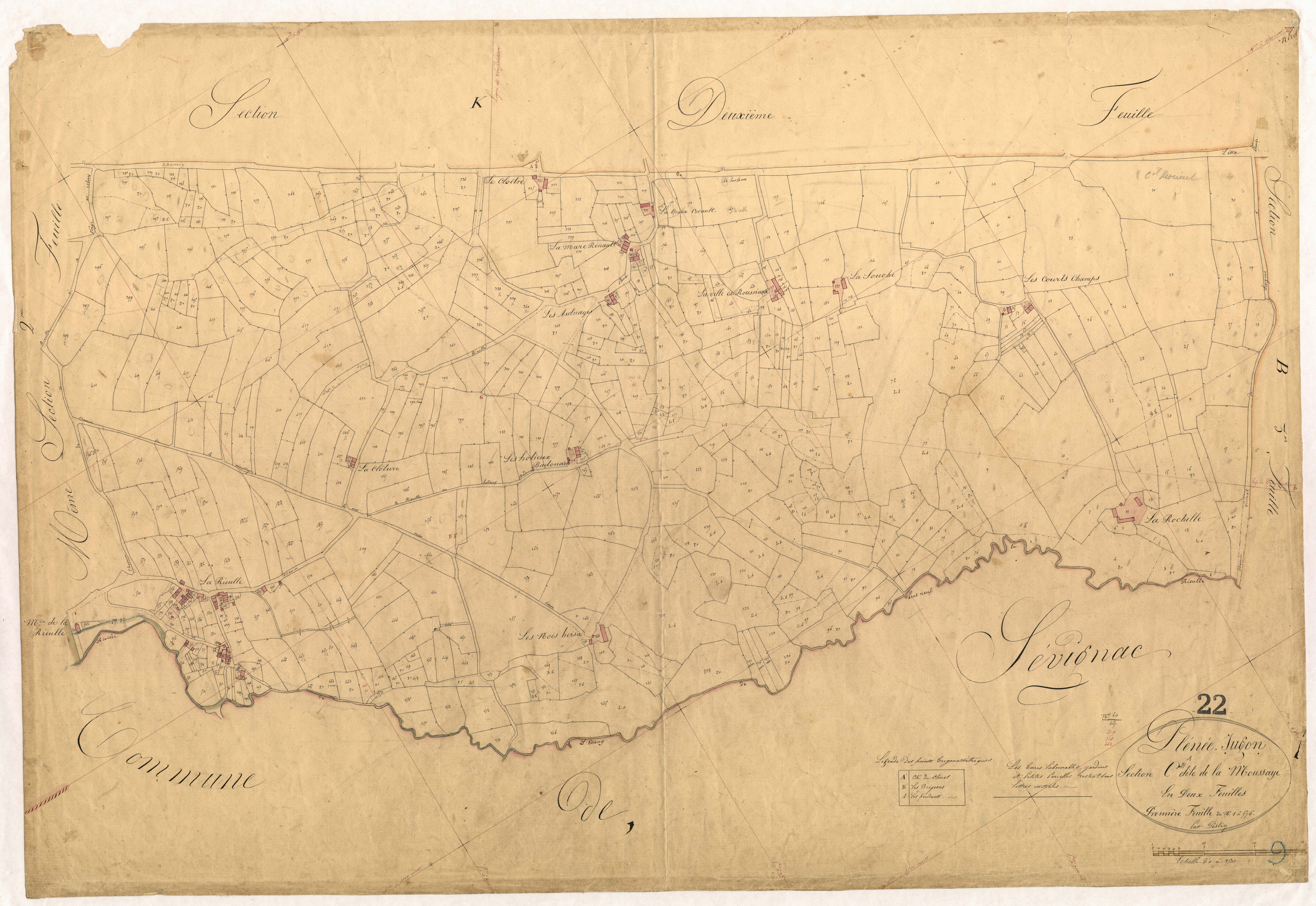 Plénée-Jugon - Section C, 1re feuille