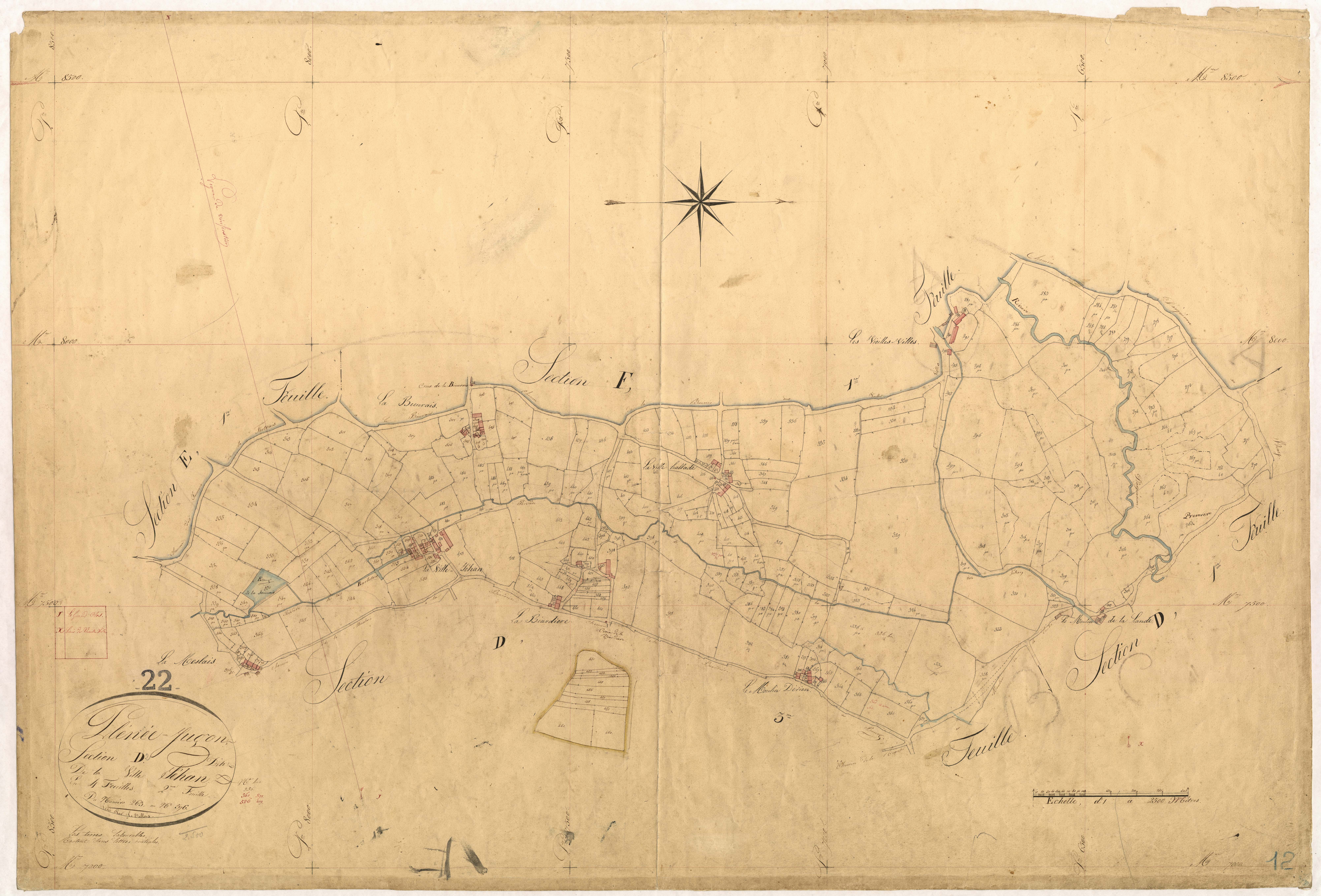 Plénée-Jugon - Section D, 2e feuille