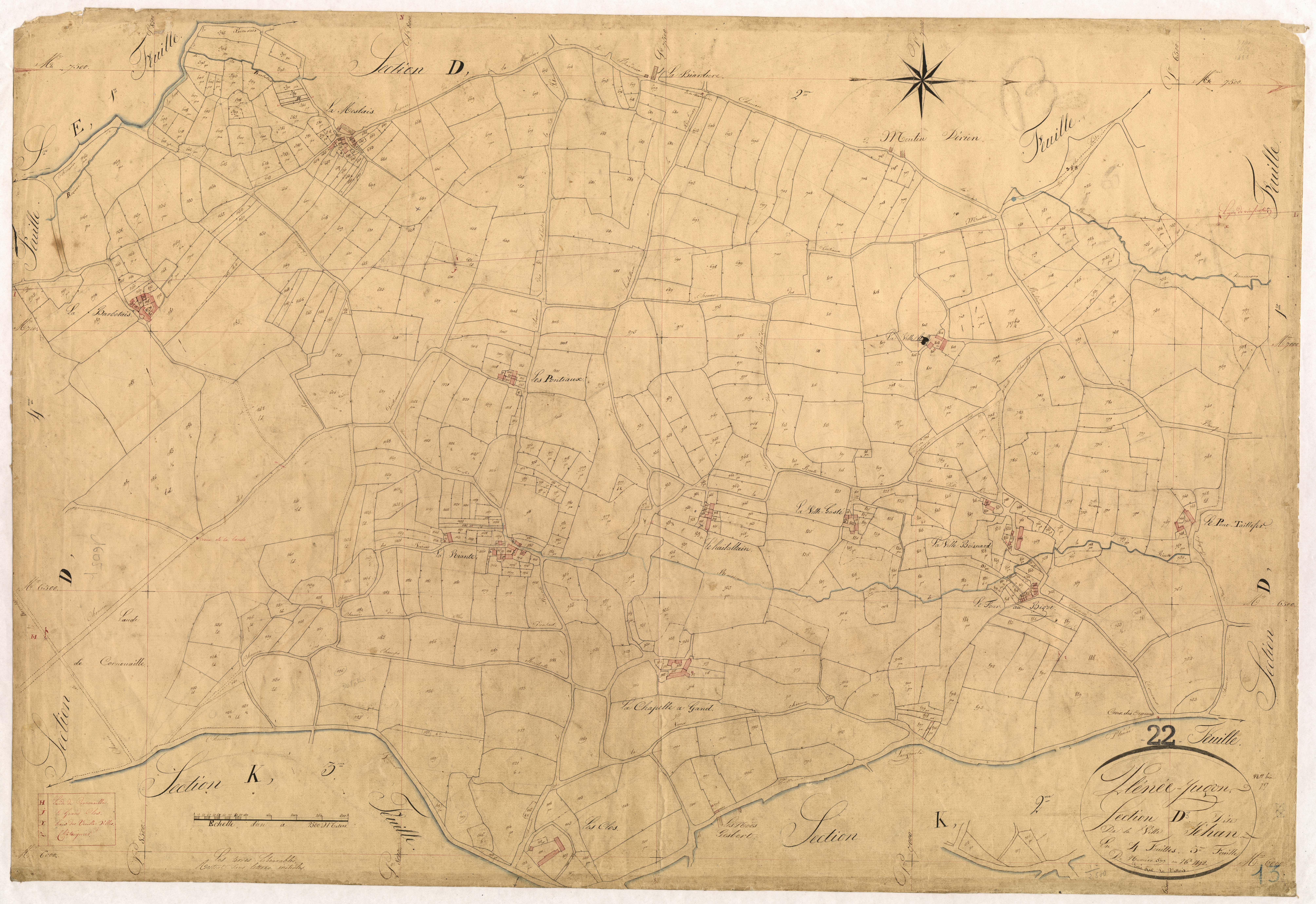Plénée-Jugon - Section D, 3e feuille