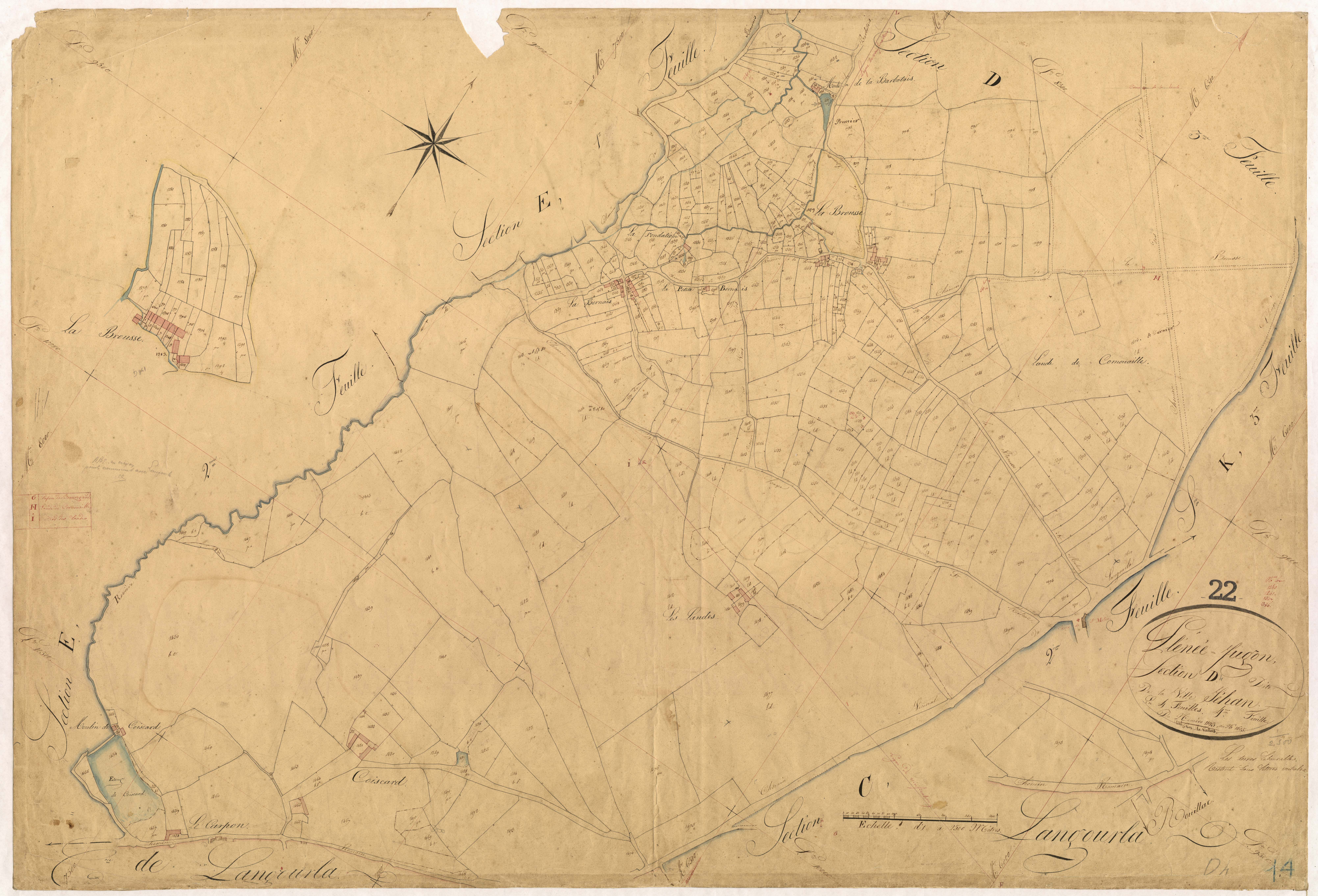 Plénée-Jugon - Section D, 4e feuille
