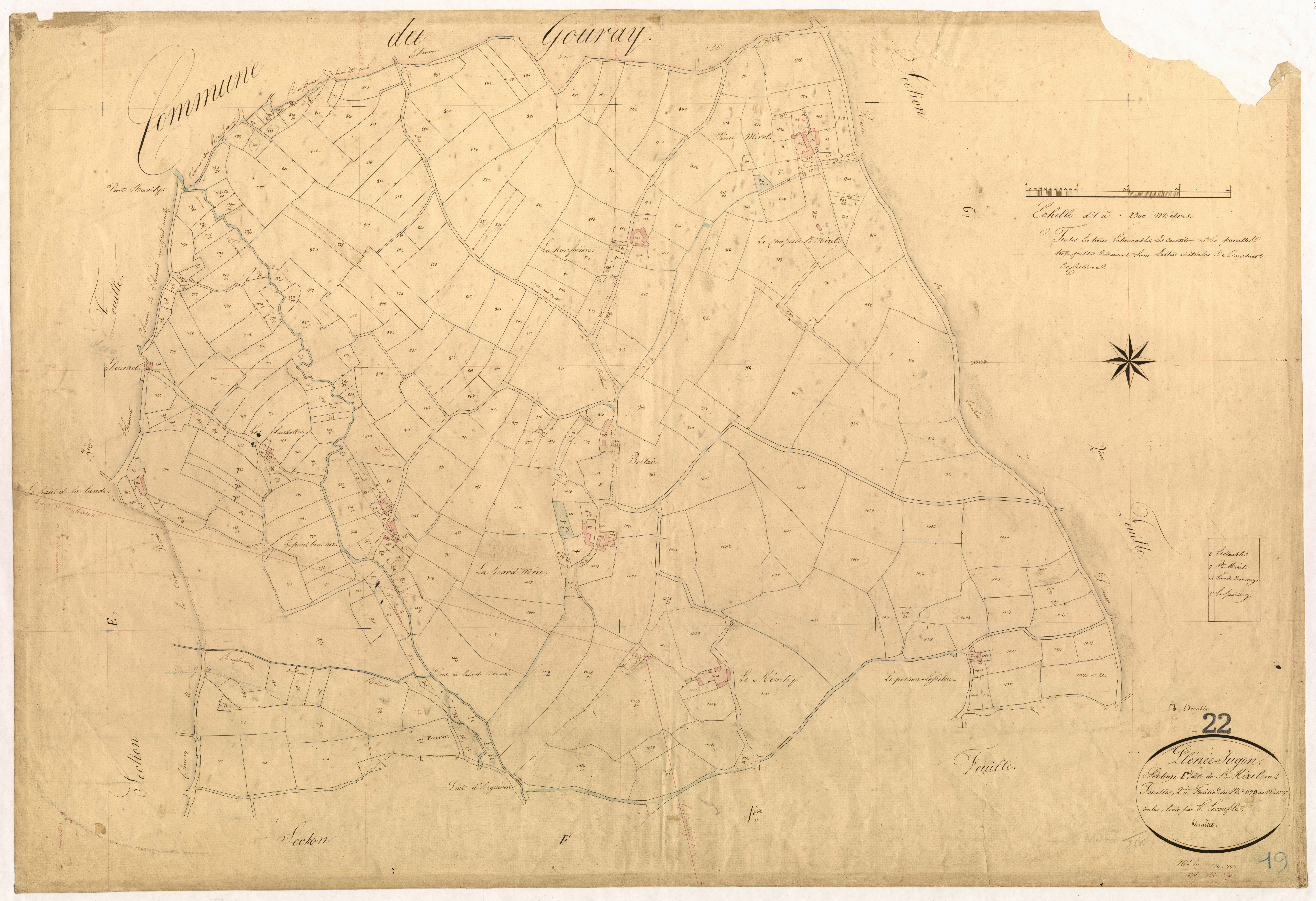 Plénée-Jugon - Section F, 2e feuille