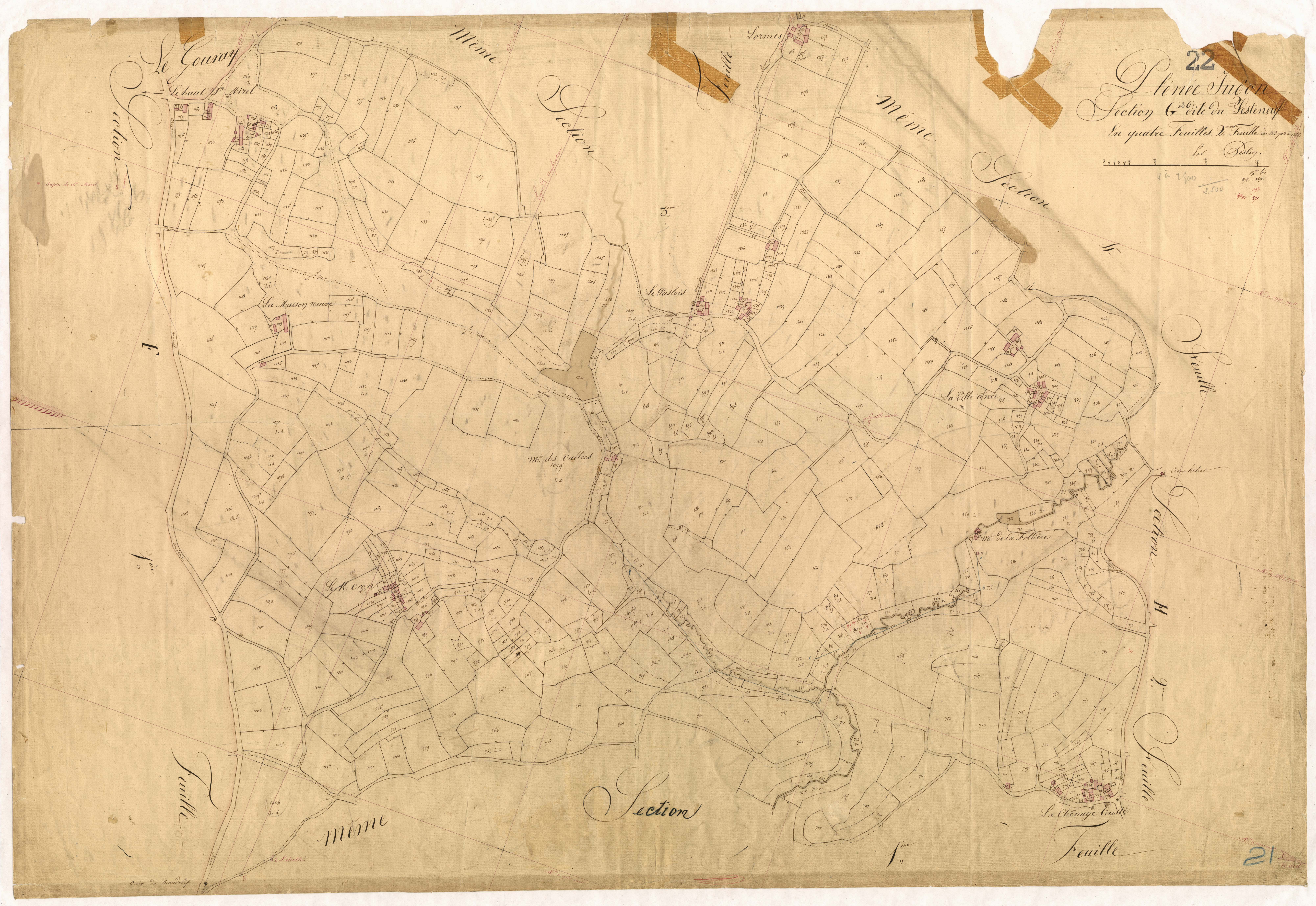 Plénée-Jugon - Section G, 2e feuille