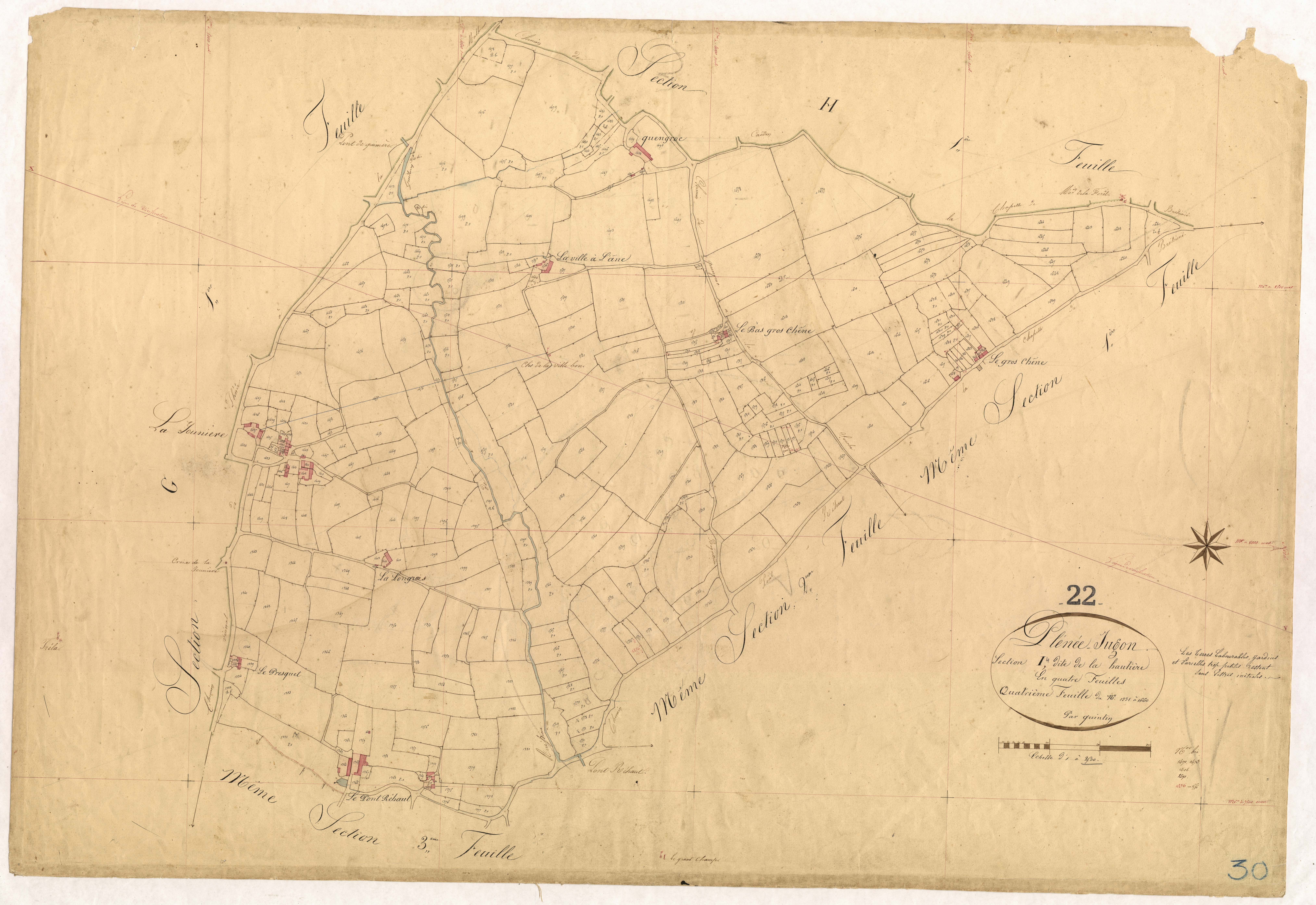 Plénée-Jugon - Section I, 4e feuille