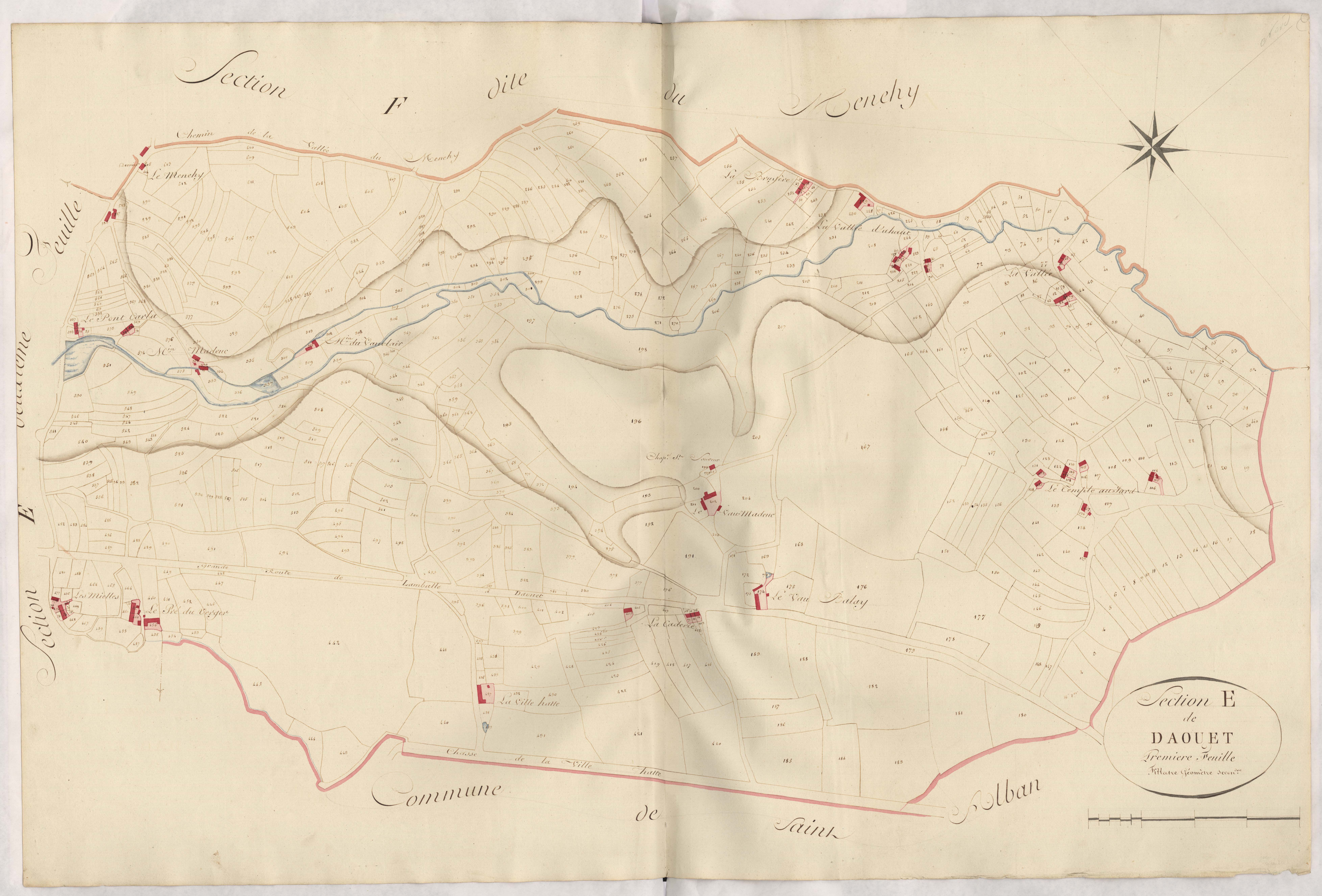 Pléneuf-Val-André - Section E, 1re feuille