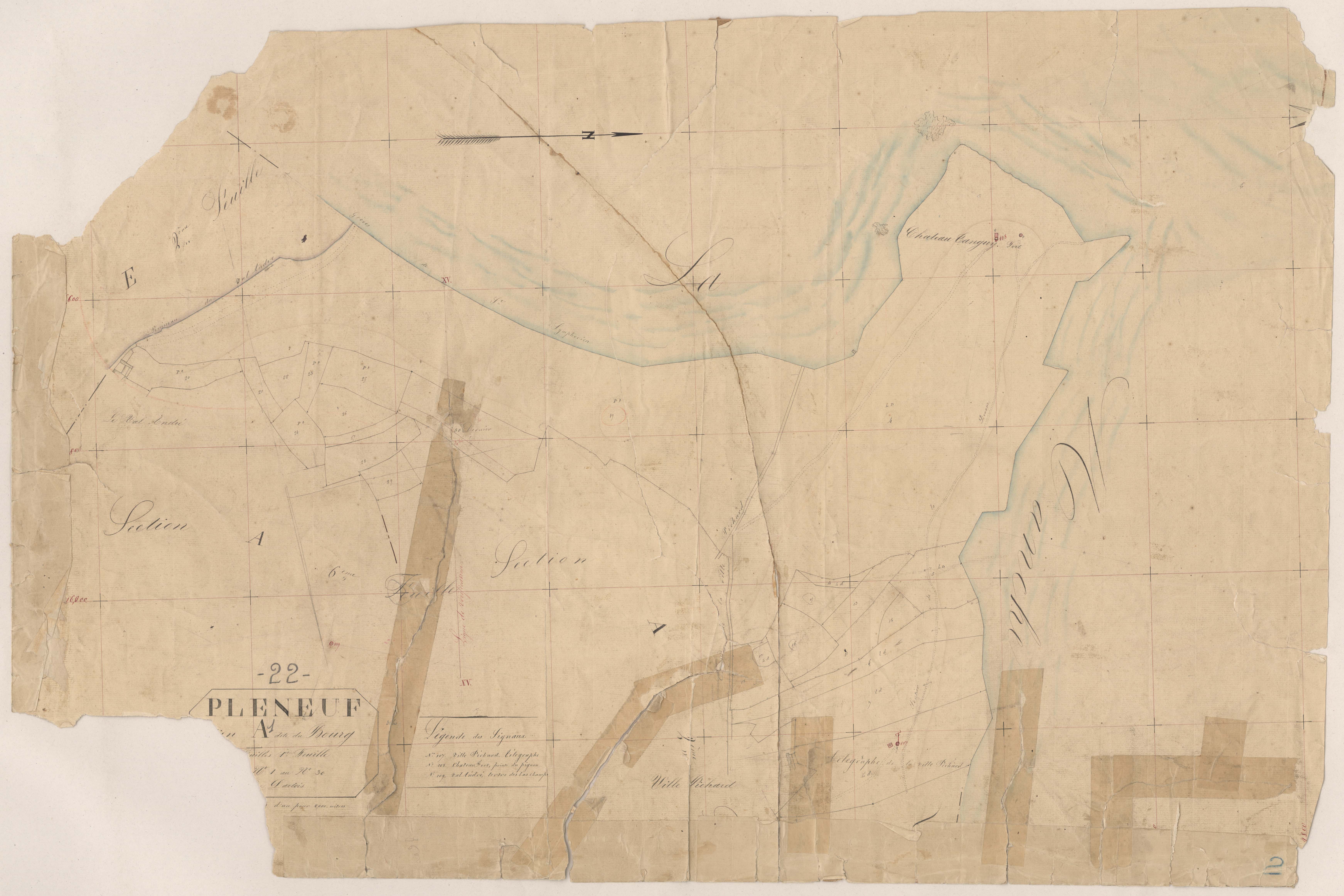 Pléneuf-Val-André - Section A, 1re feuille