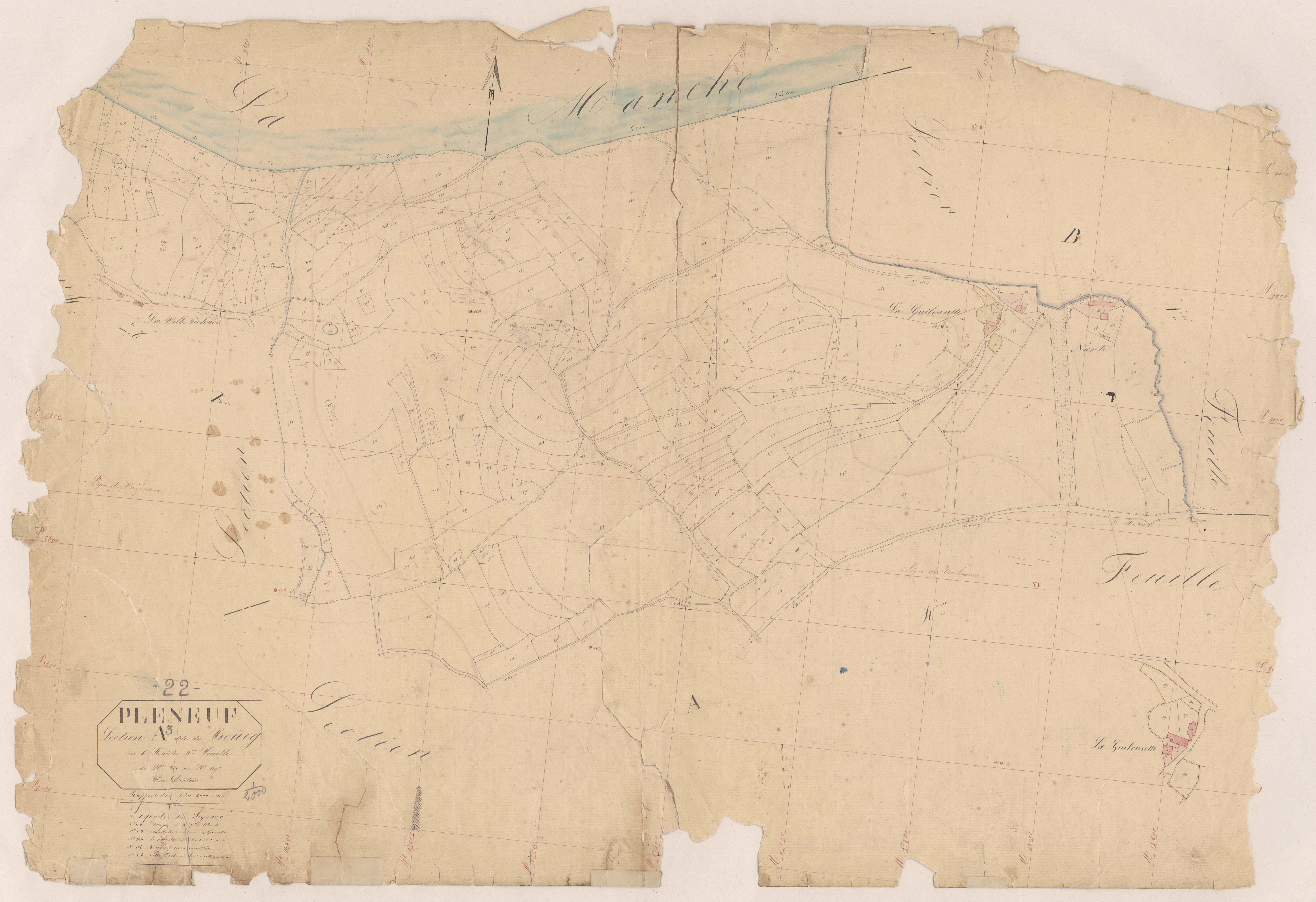 Pléneuf-Val-André - Section A, 3e feuille