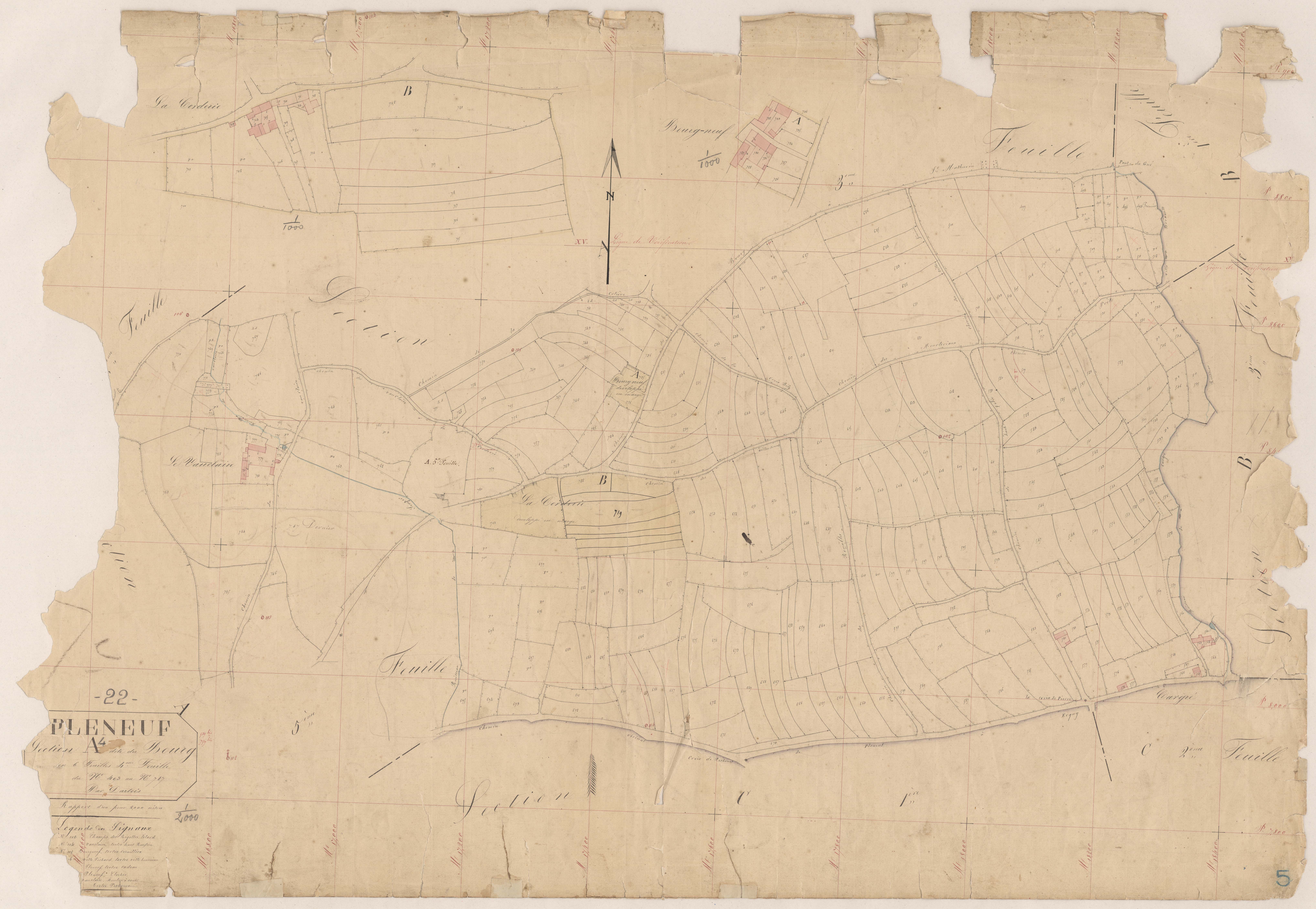 Pléneuf-Val-André - Section A, 4e feuille