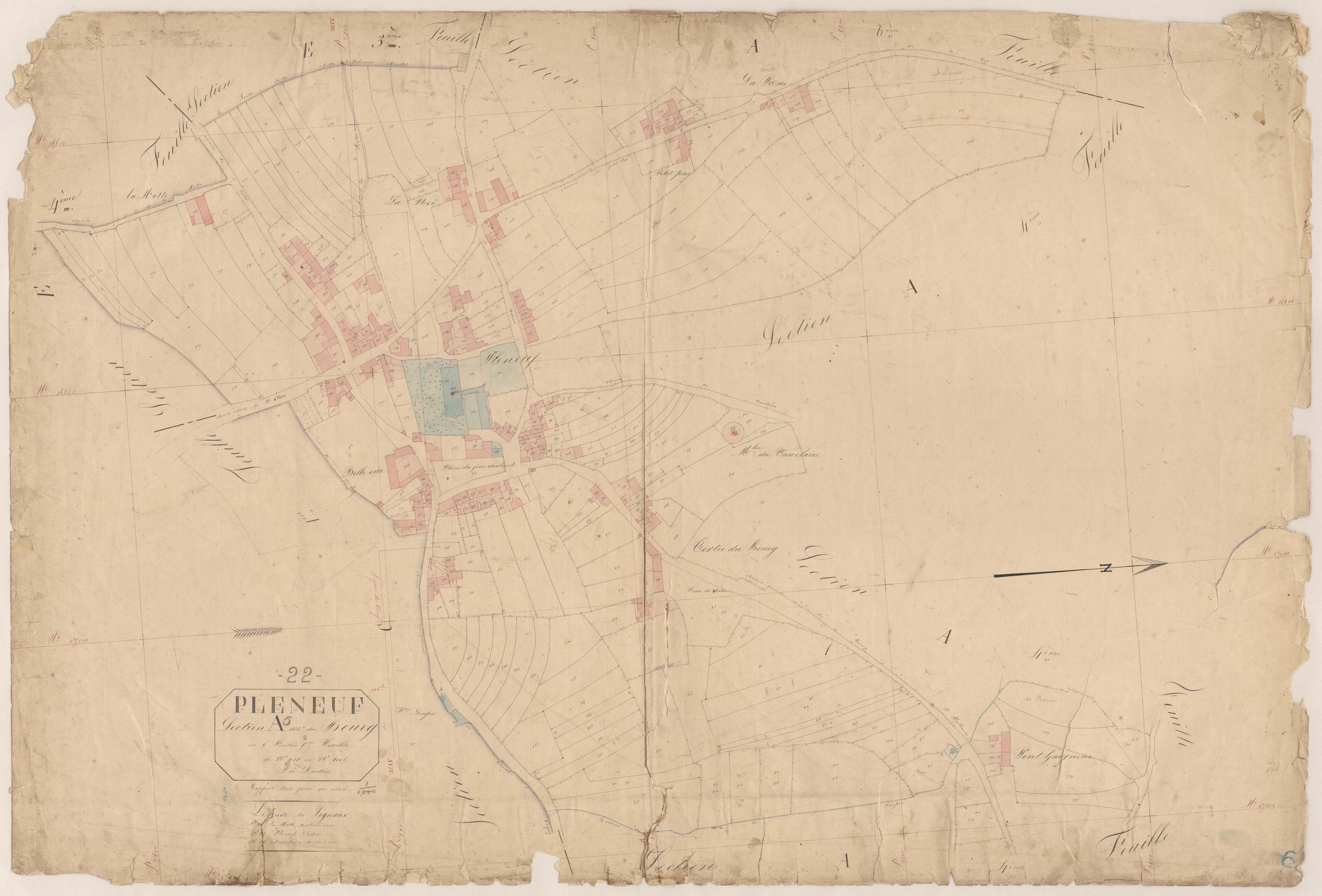 Pléneuf-Val-André - Section A, 5e feuille
