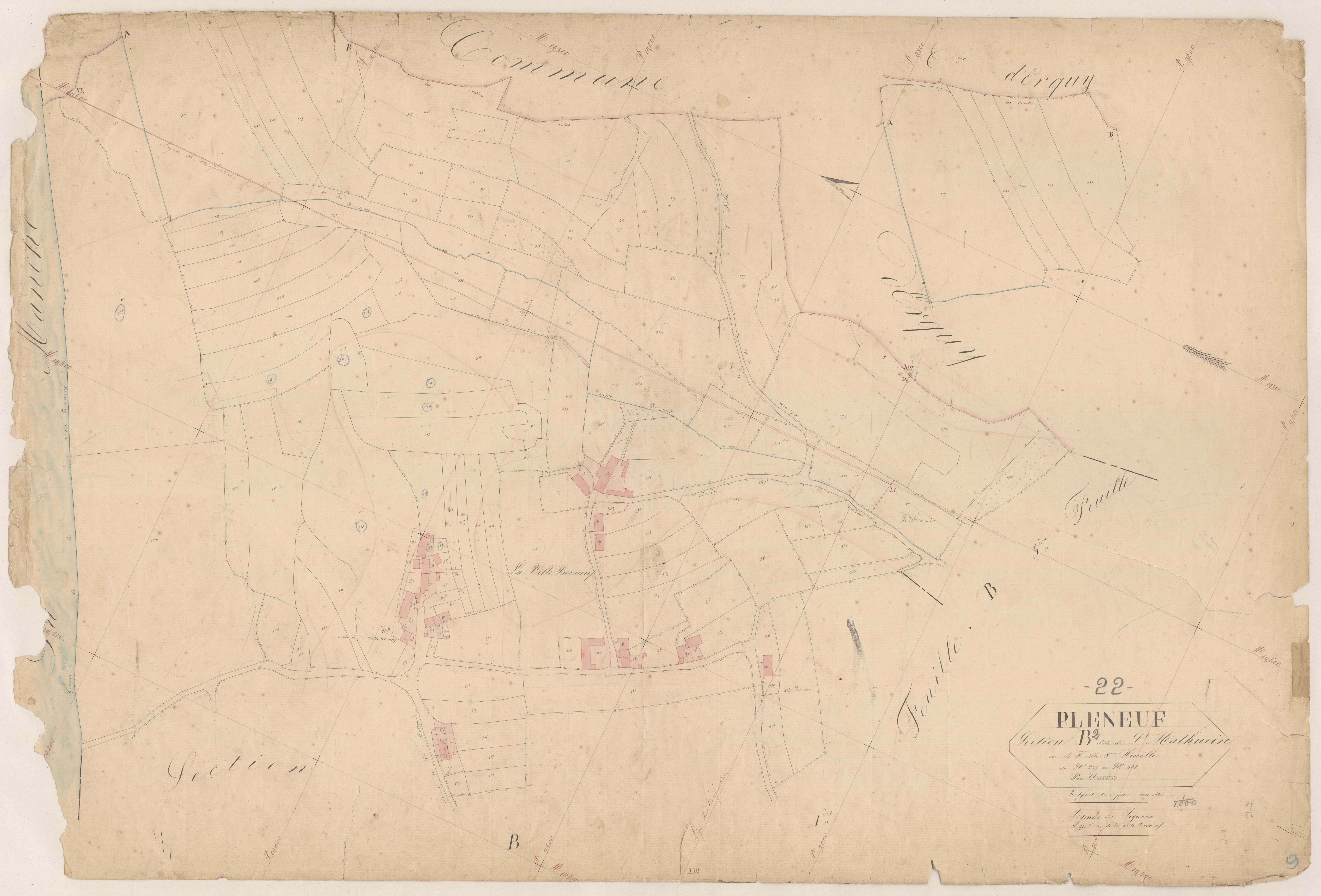 Pléneuf-Val-André - Section B, 2e feuille
