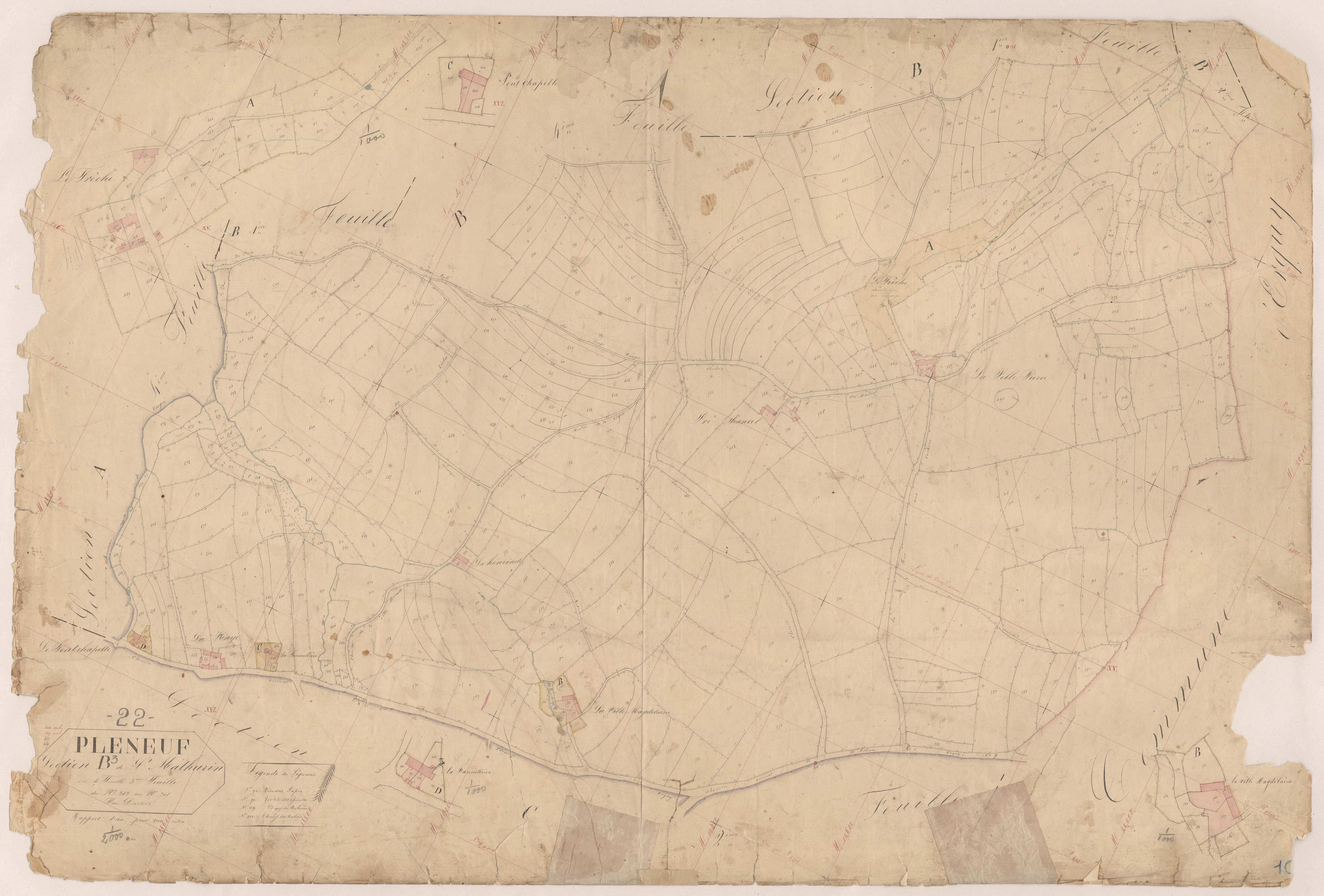 Pléneuf-Val-André - Section B, 3e feuille