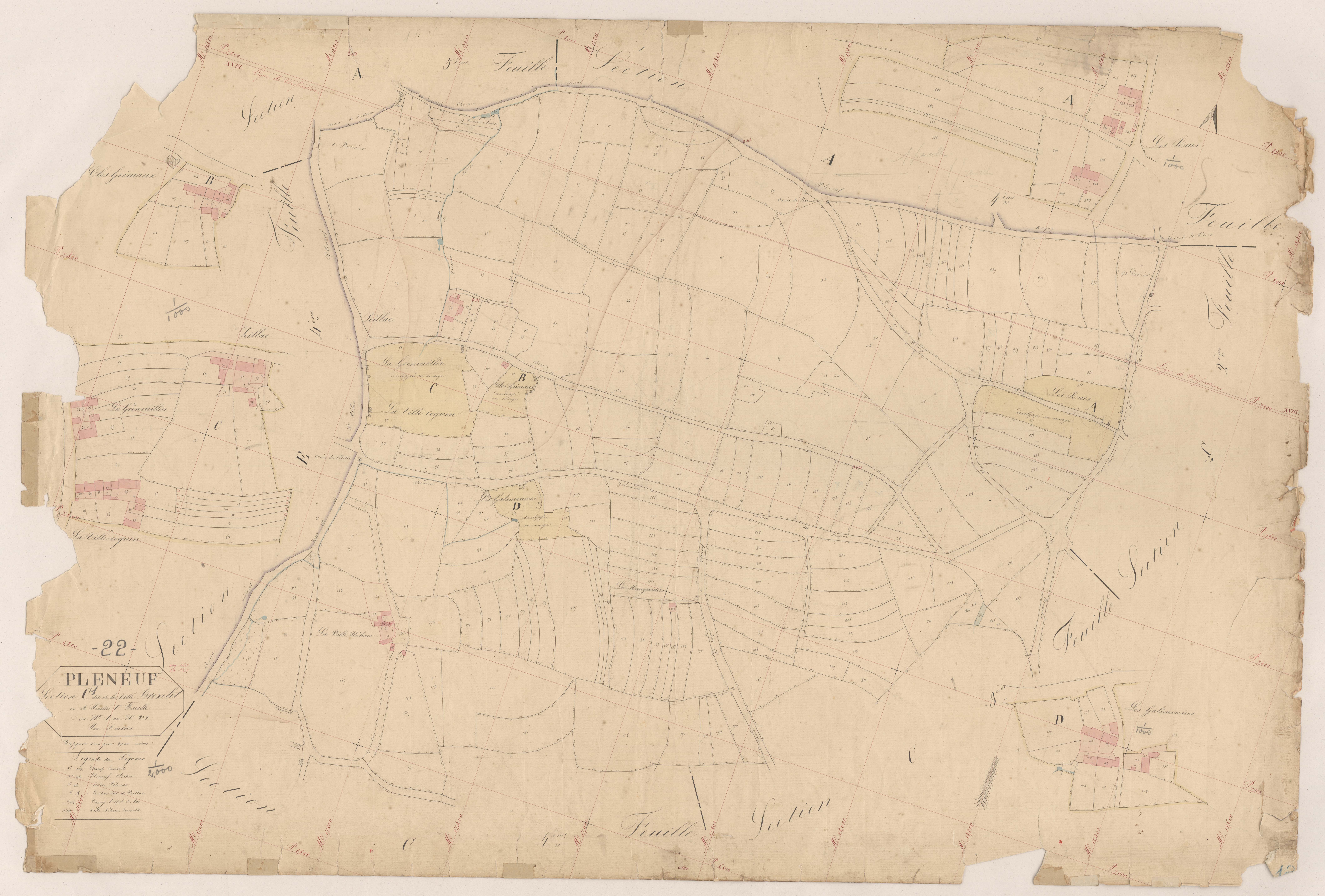 Pléneuf-Val-André - Section C, 1re feuille