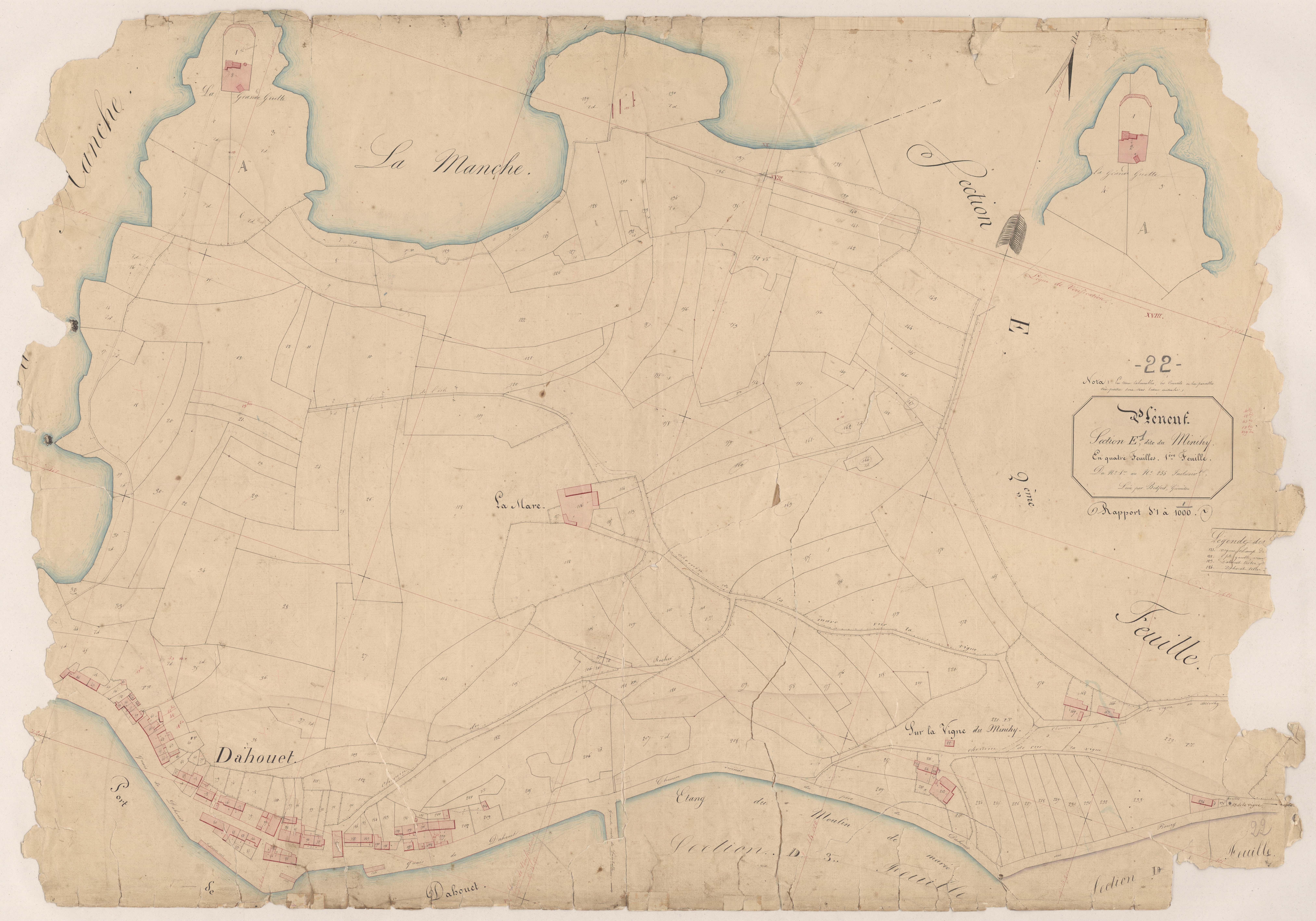 Pléneuf-Val-André - Section E, 1re feuille