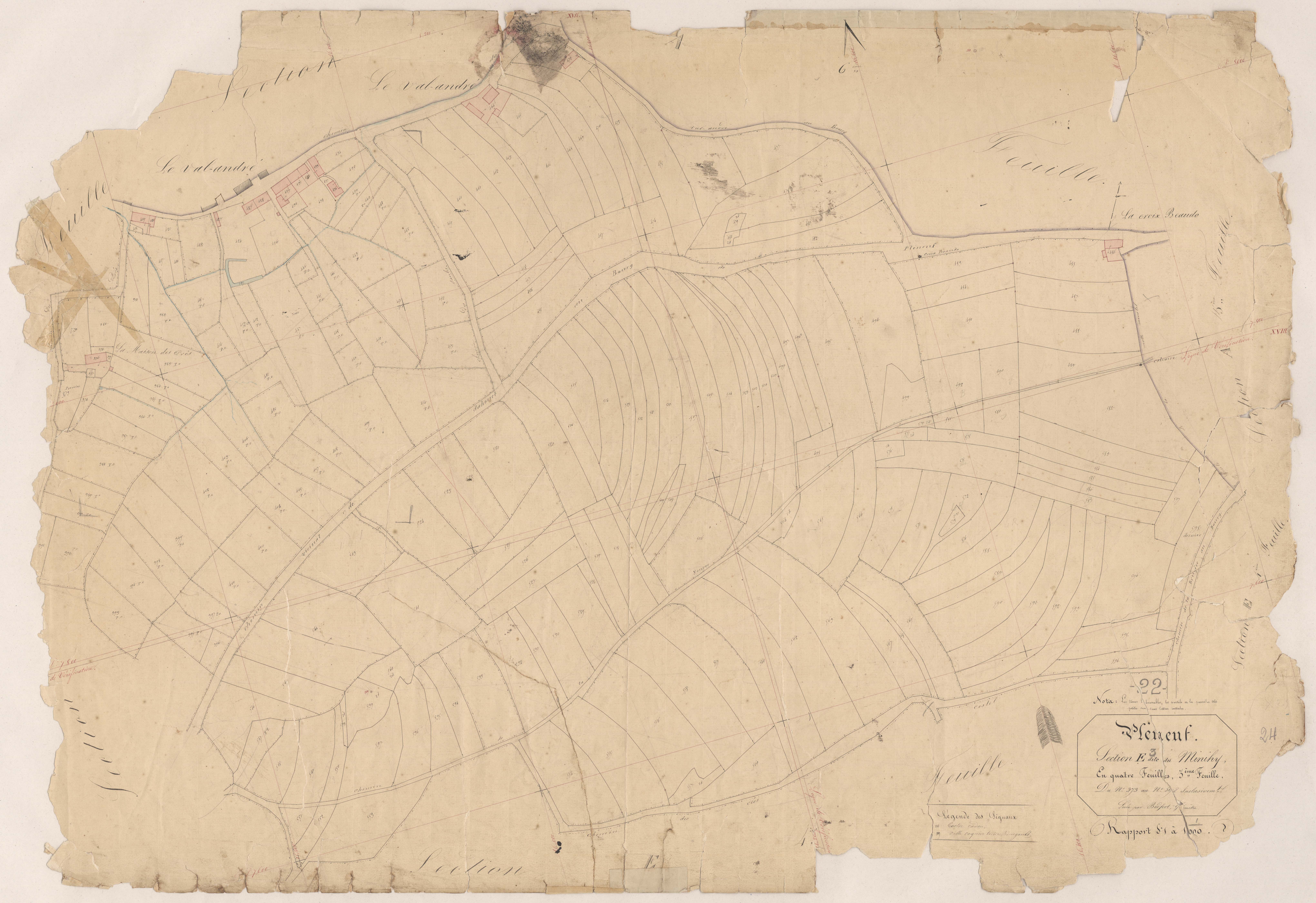 Pléneuf-Val-André - Section E, 3e feuille