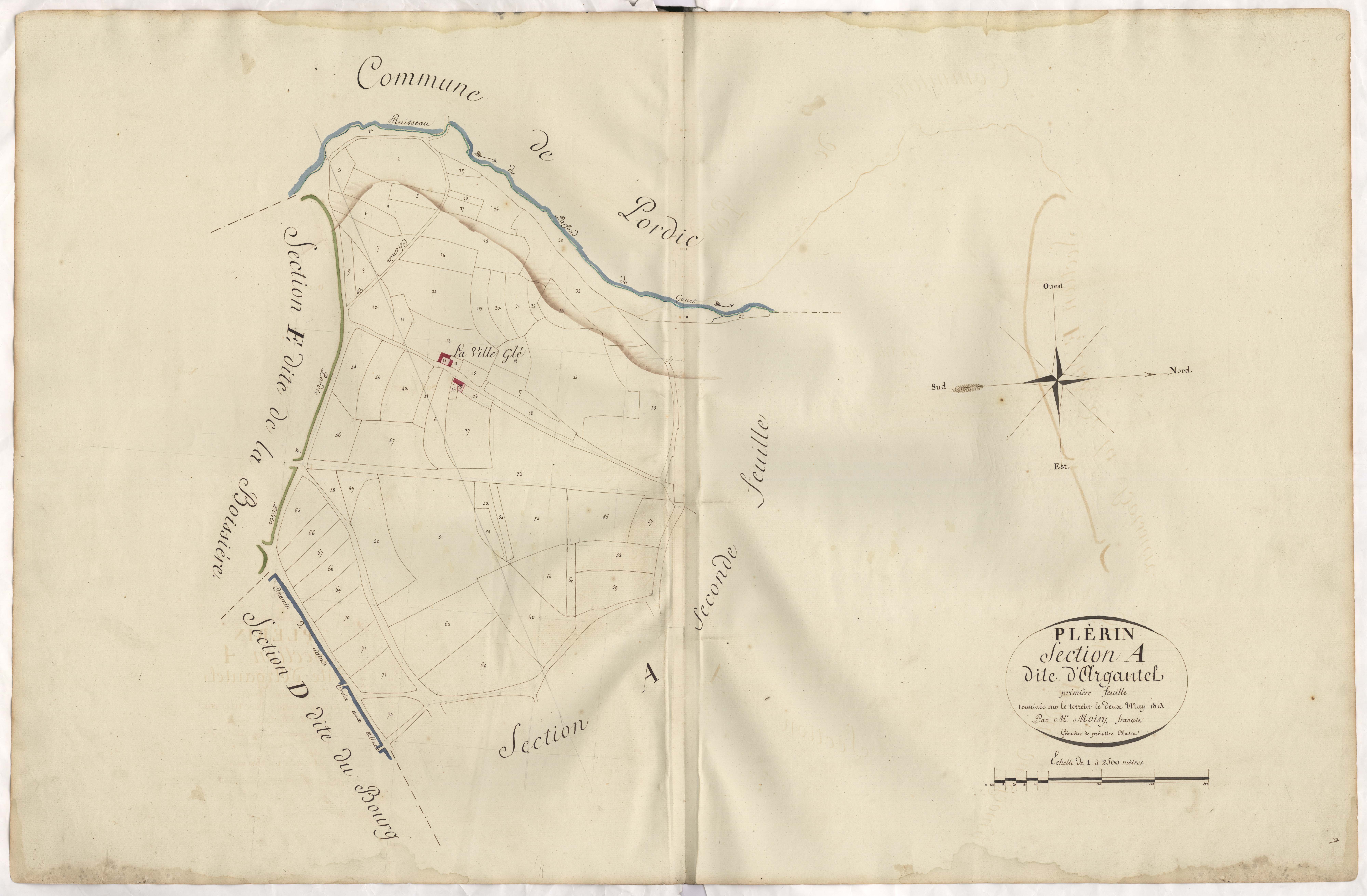 Plérin - Section A, 1re feuille