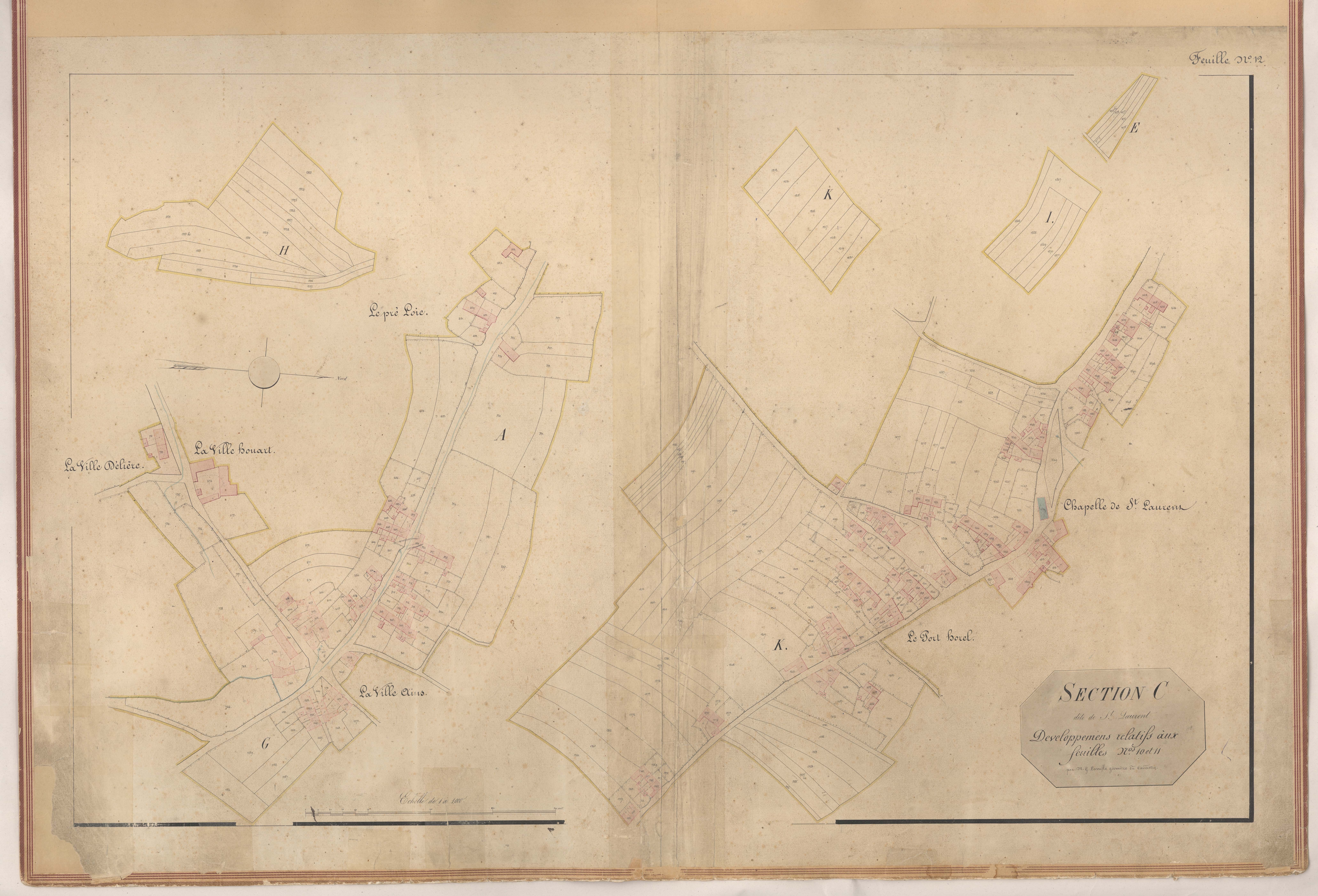 Plérin - Section C, 2e et 3e feuilles : développement