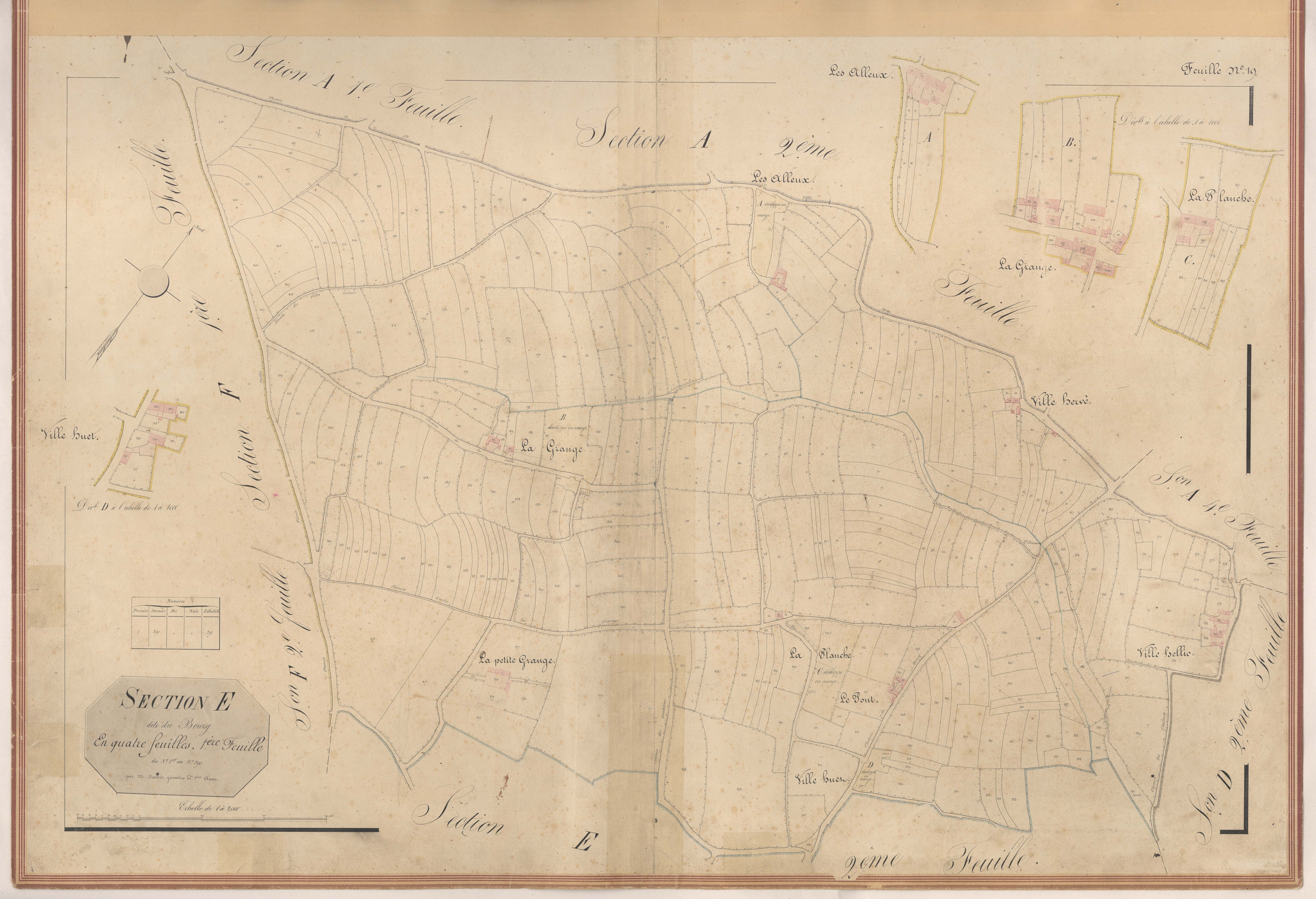 Plérin - Section E, 1re feuille