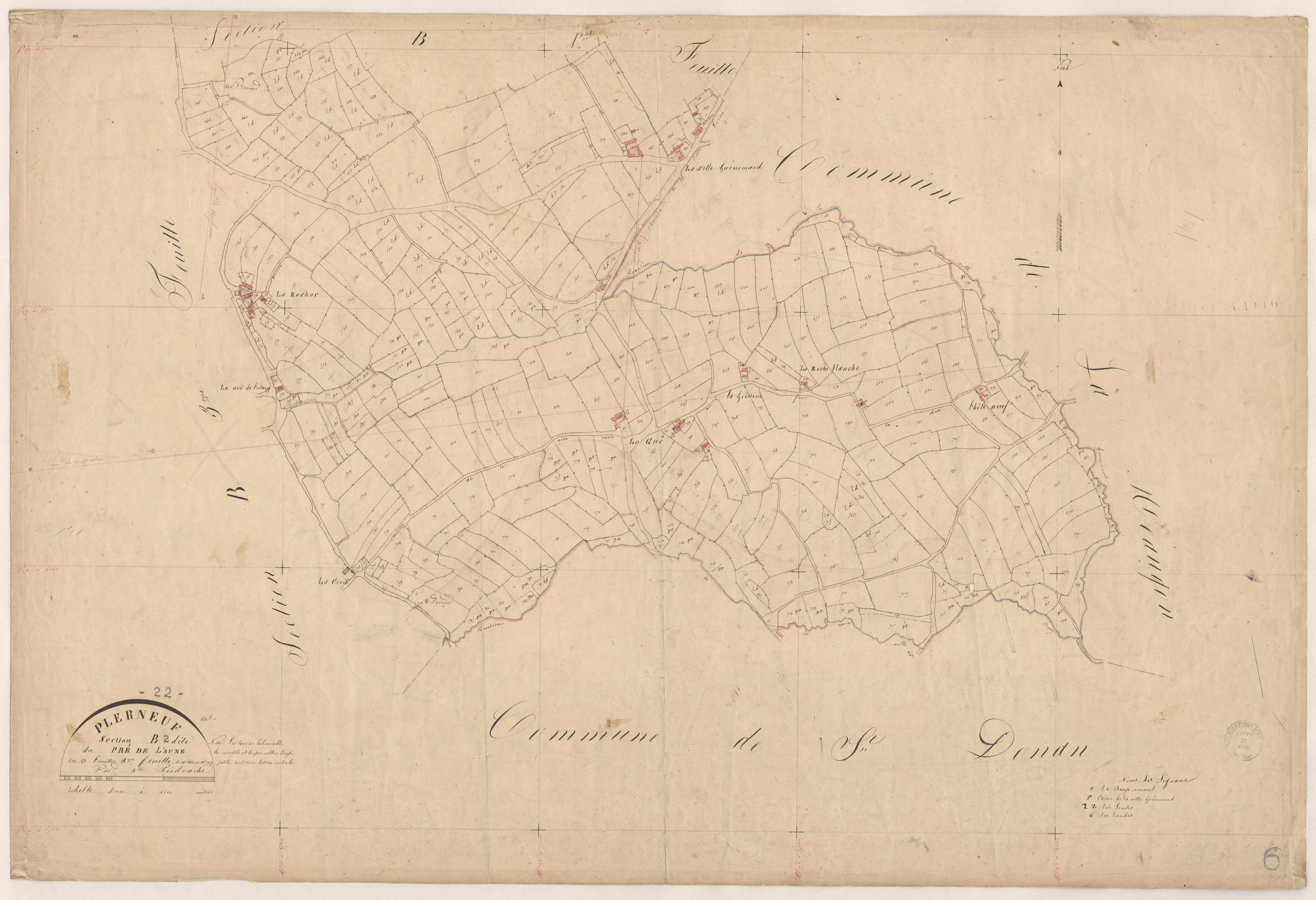 Plerneuf - Section B, 2e feuille