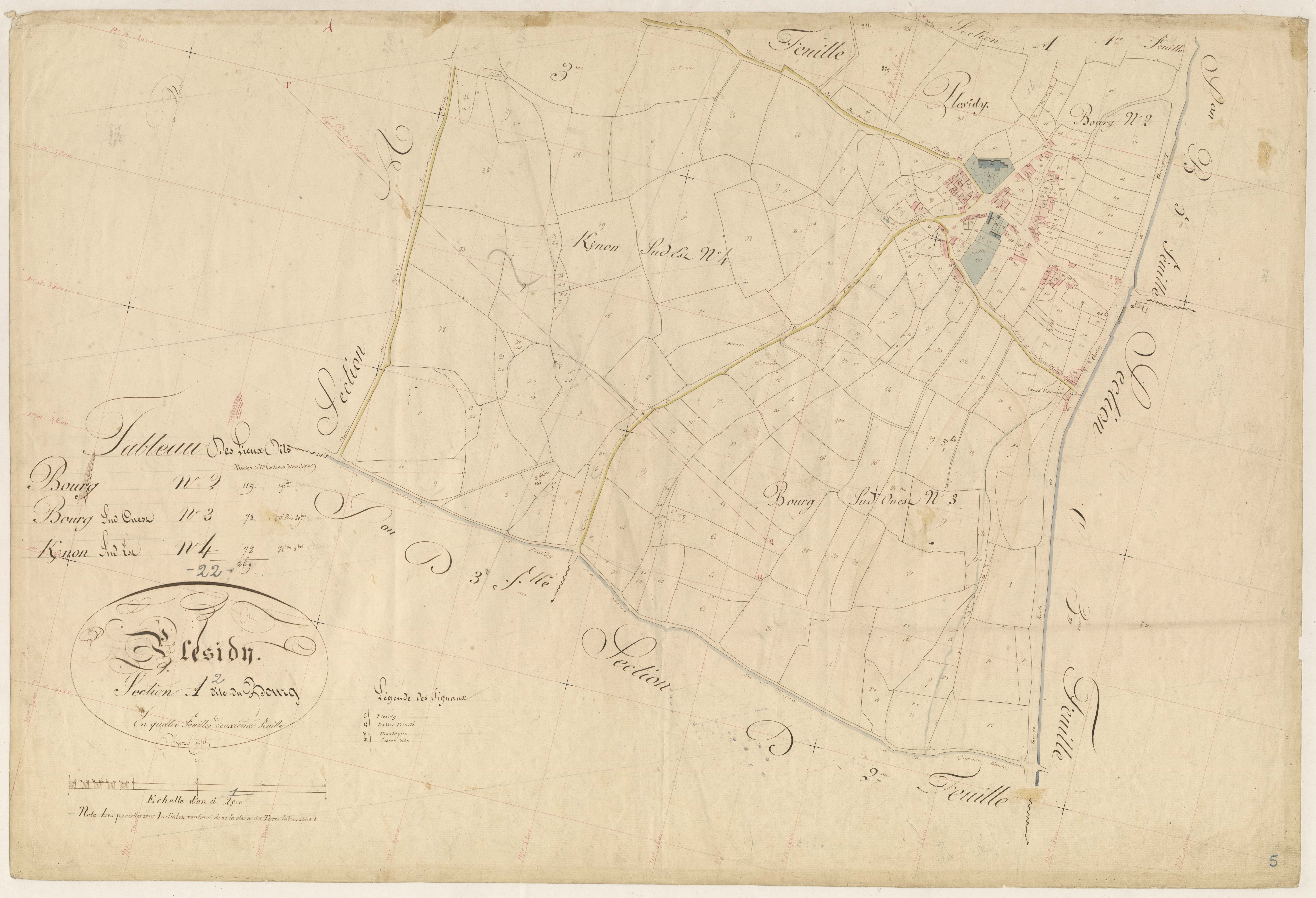 Plésidy - Section A, 2e feuille