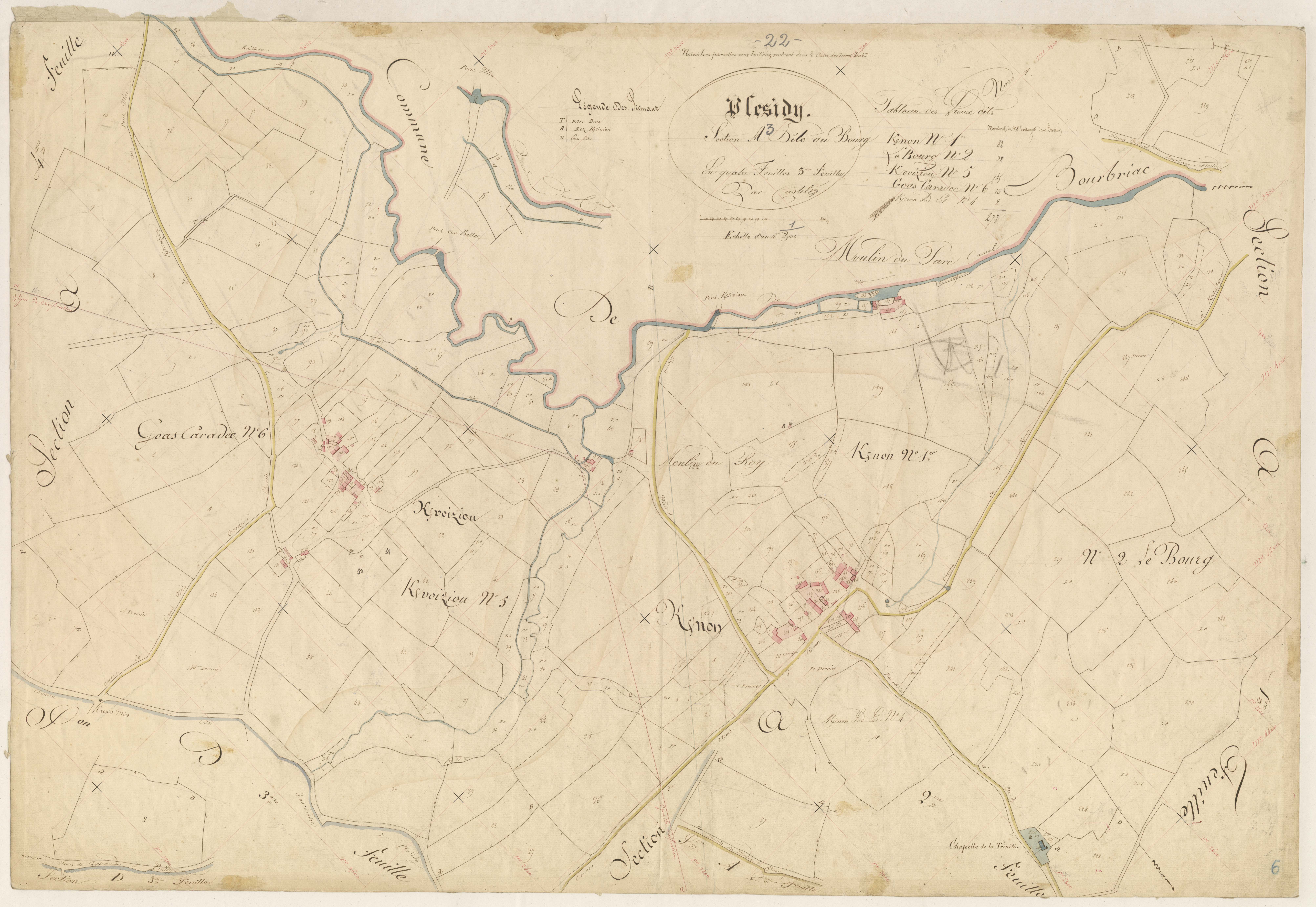 Plésidy - Section A, 3e feuille