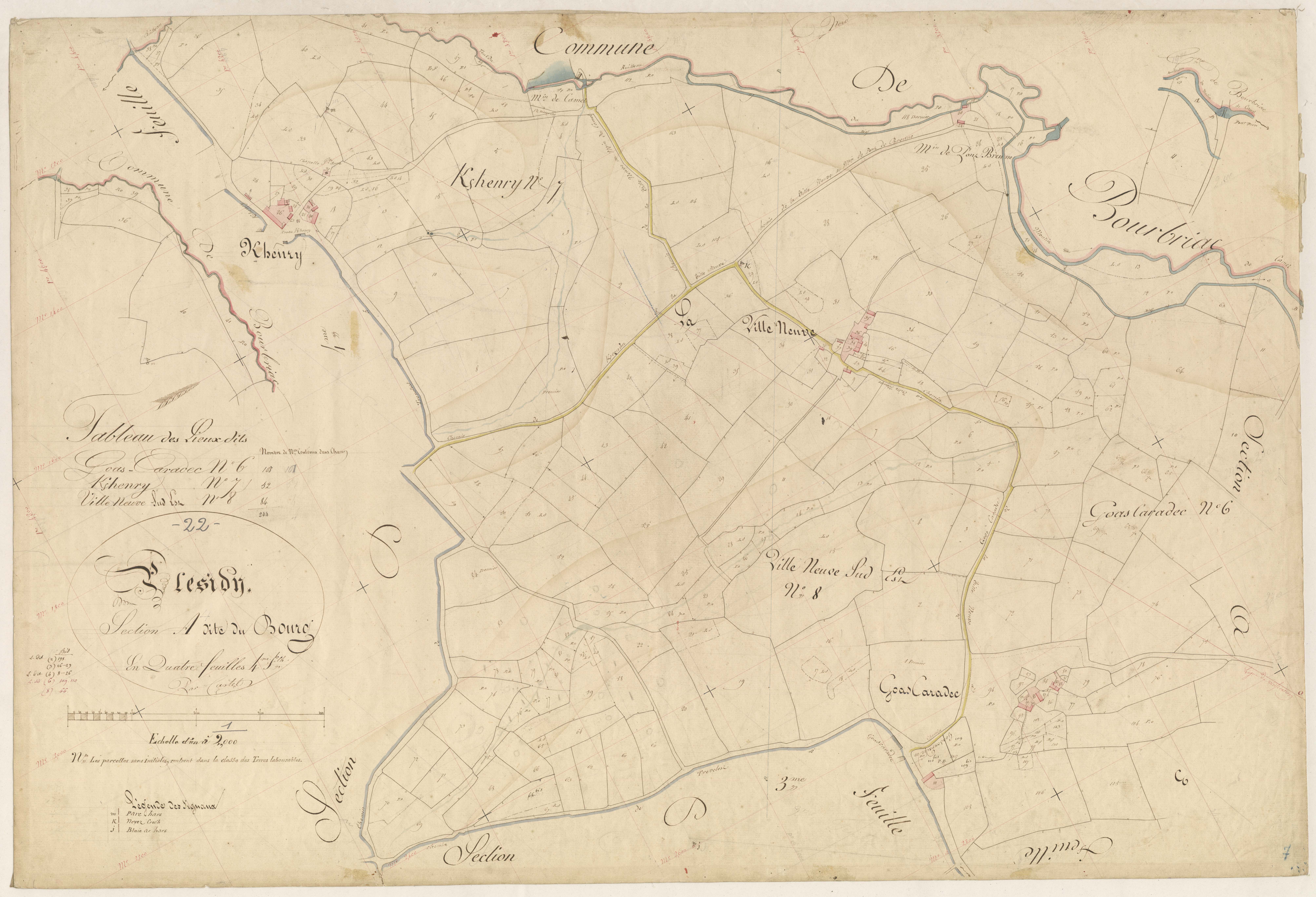 Plésidy - Section A, 4e feuille