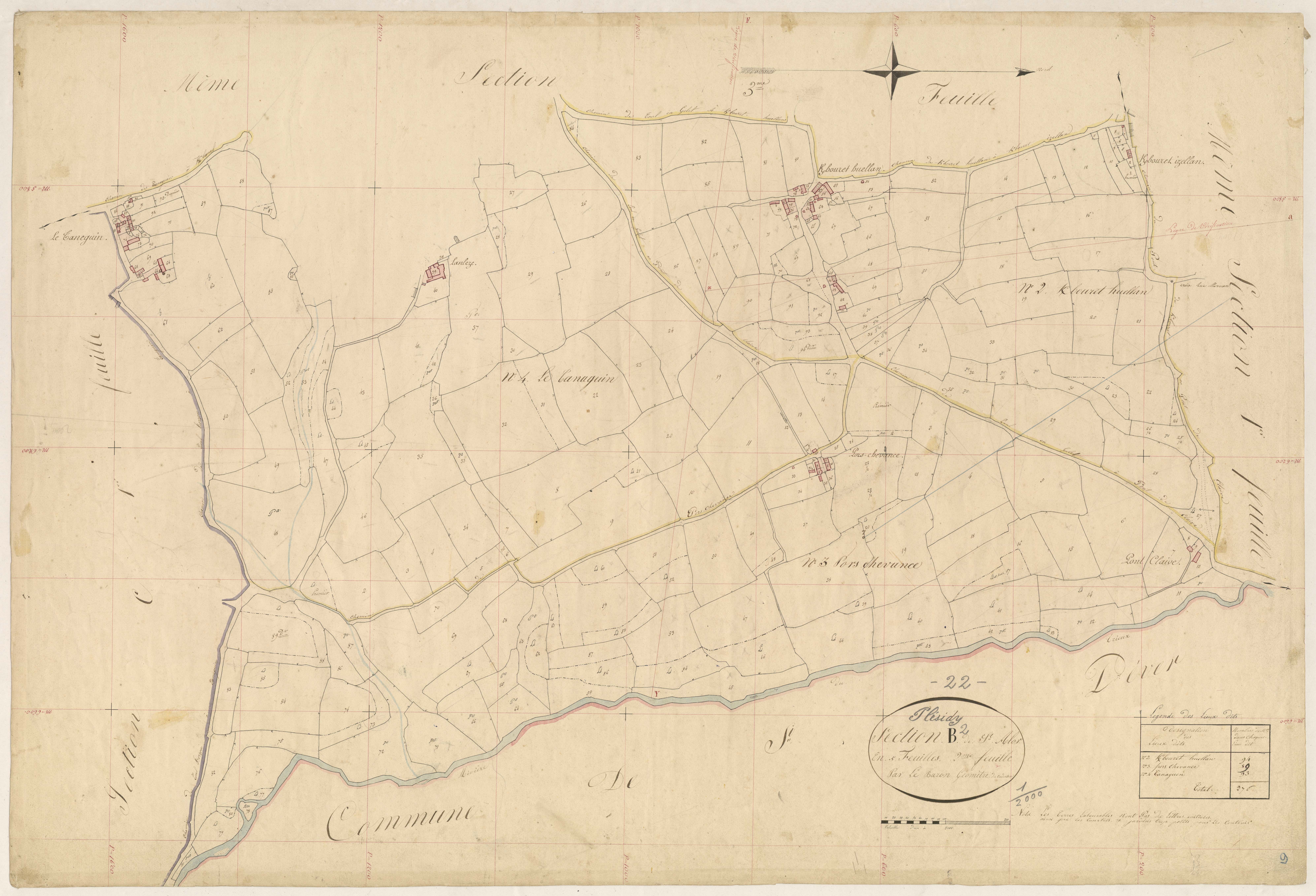 Plésidy - Section B, 2e feuille