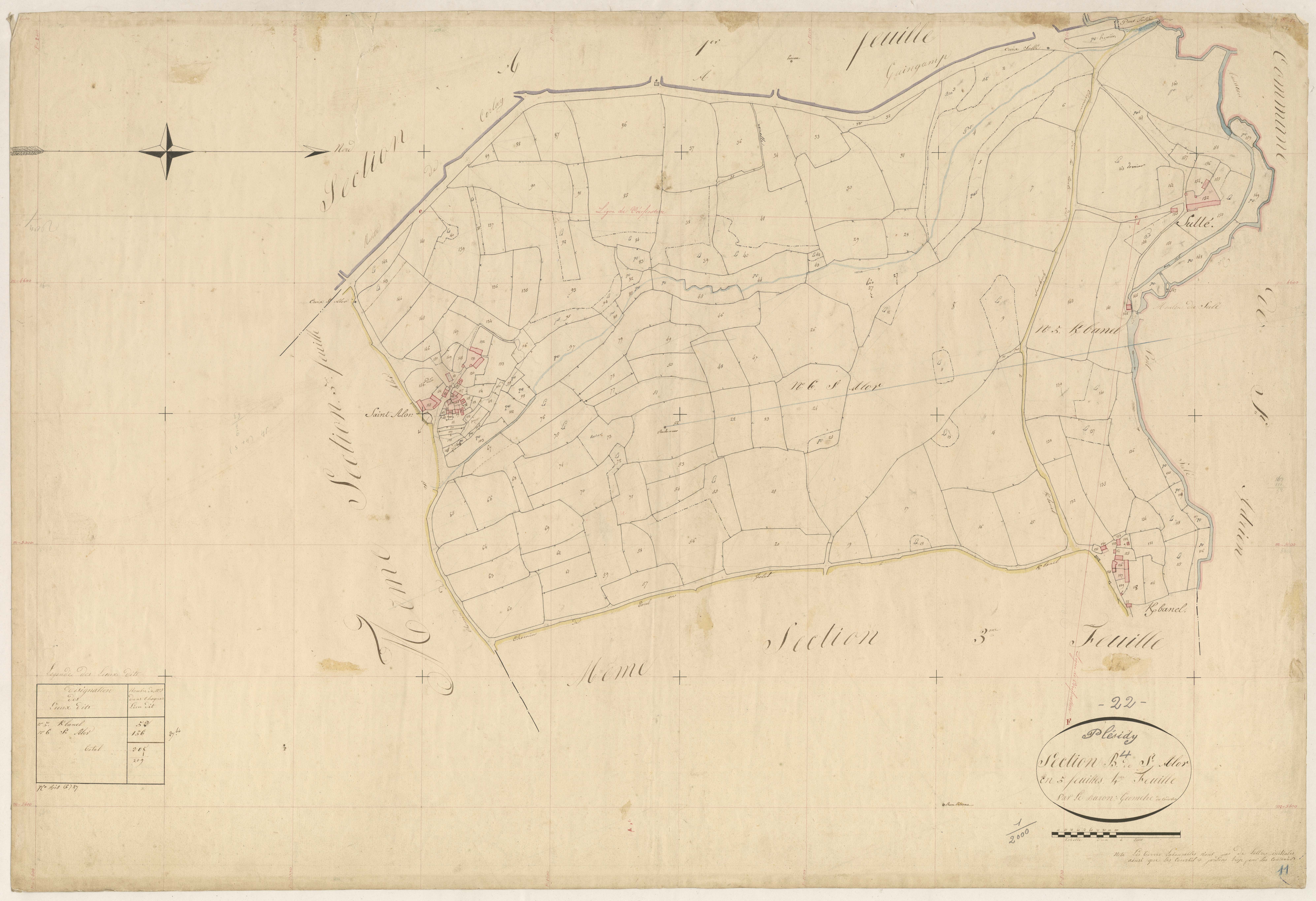 Plésidy - Section B, 4e feuille