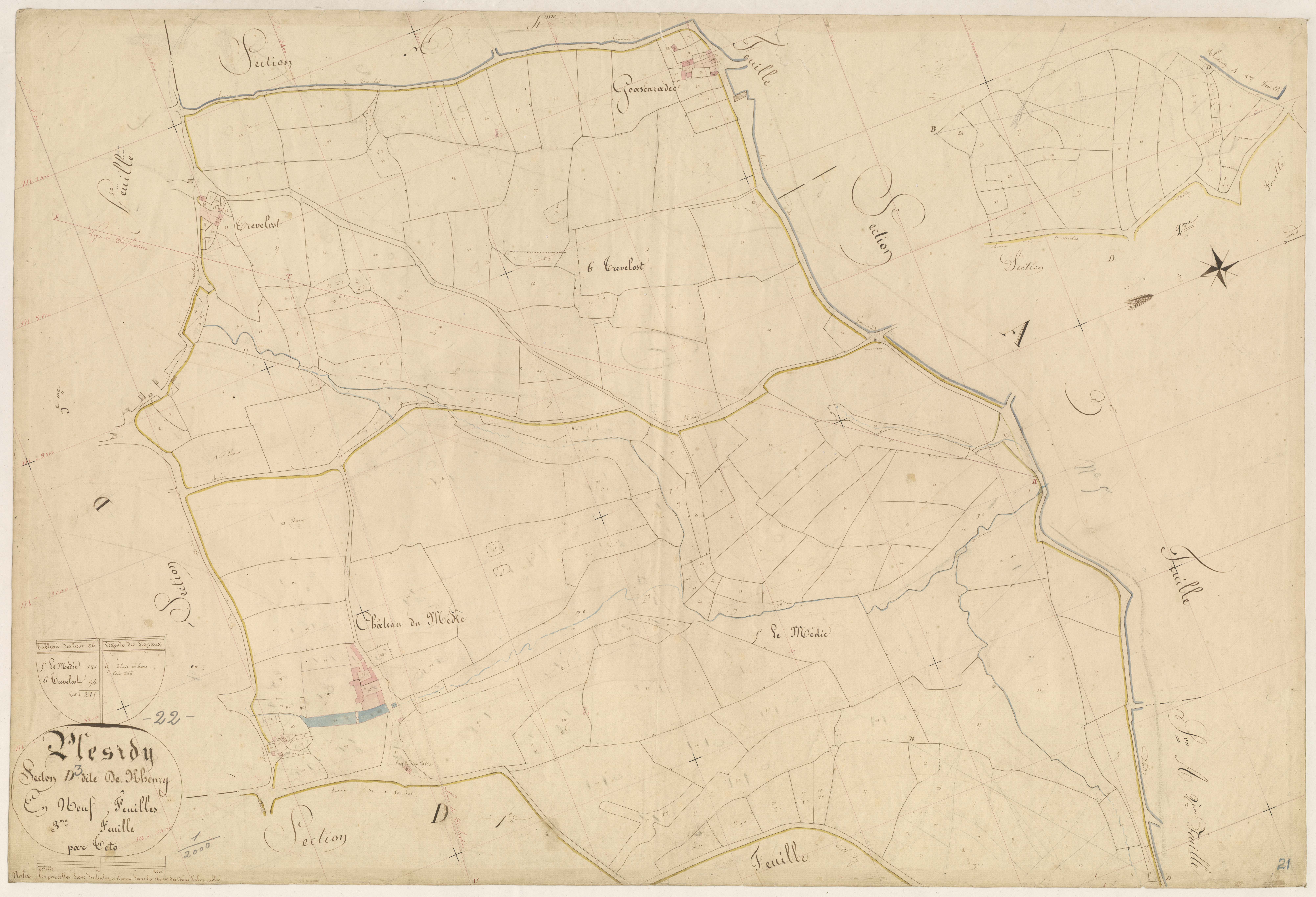 Plésidy - Section D, 3e feuille