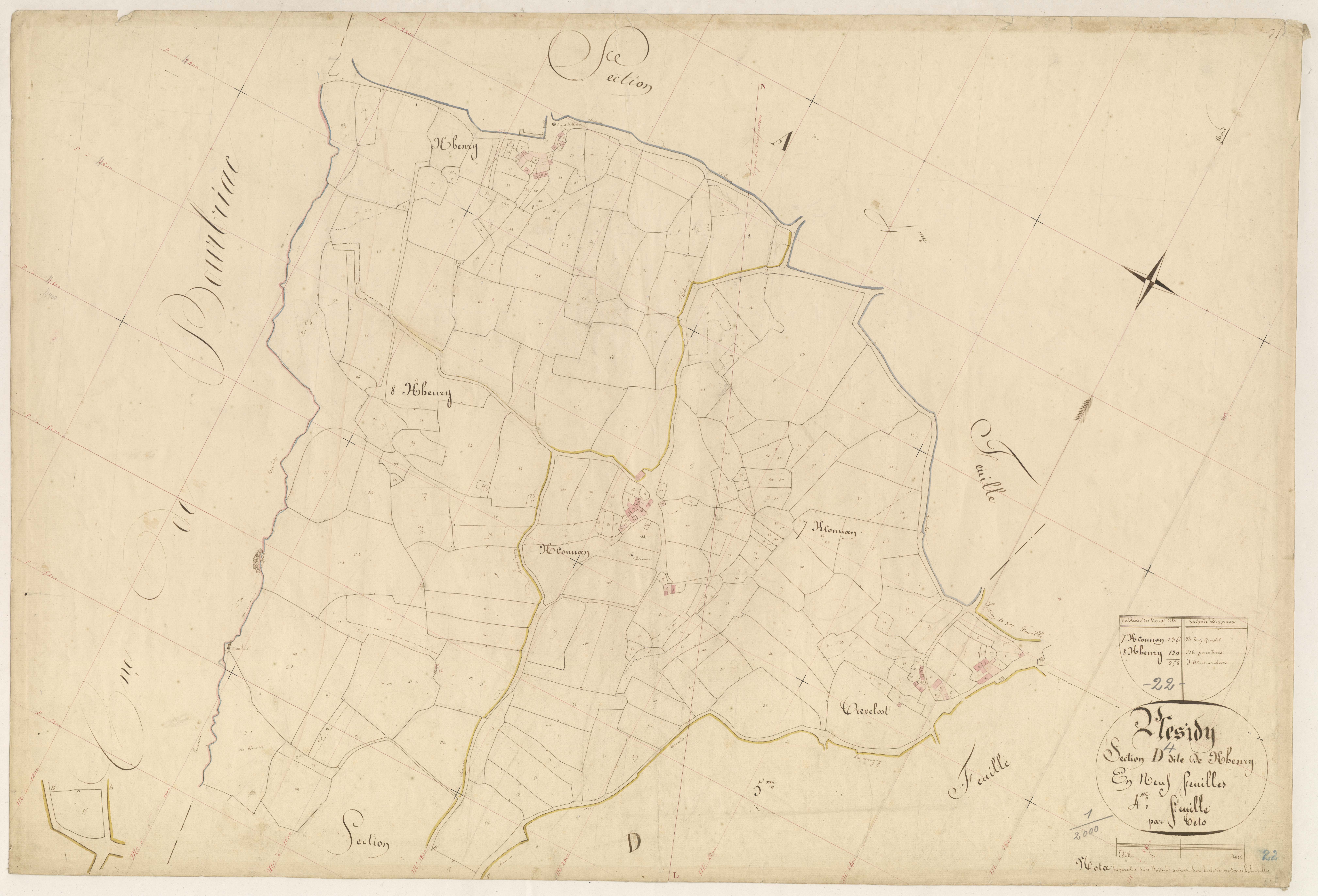 Plésidy - Section D, 4e feuille