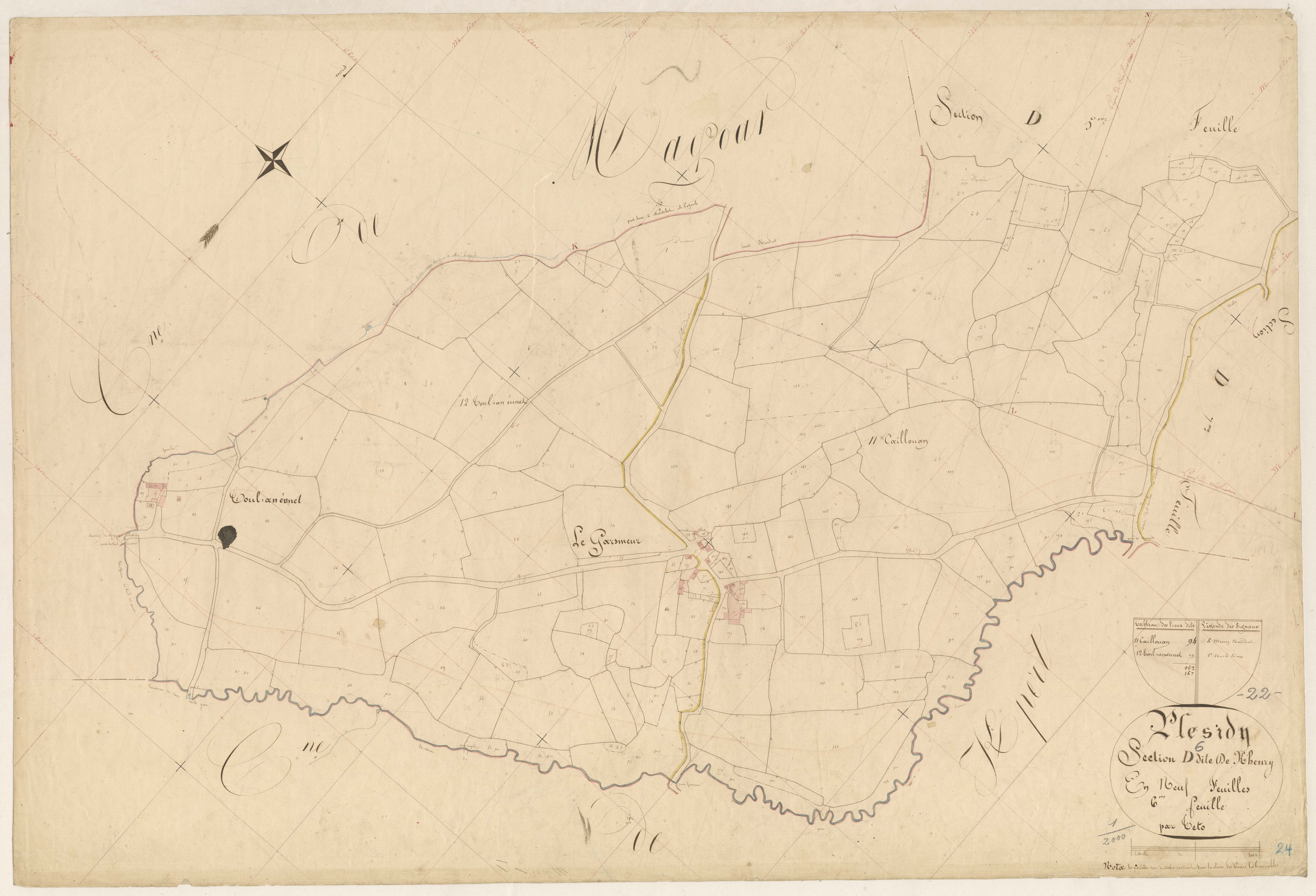 Plésidy - Section D, 6e feuille