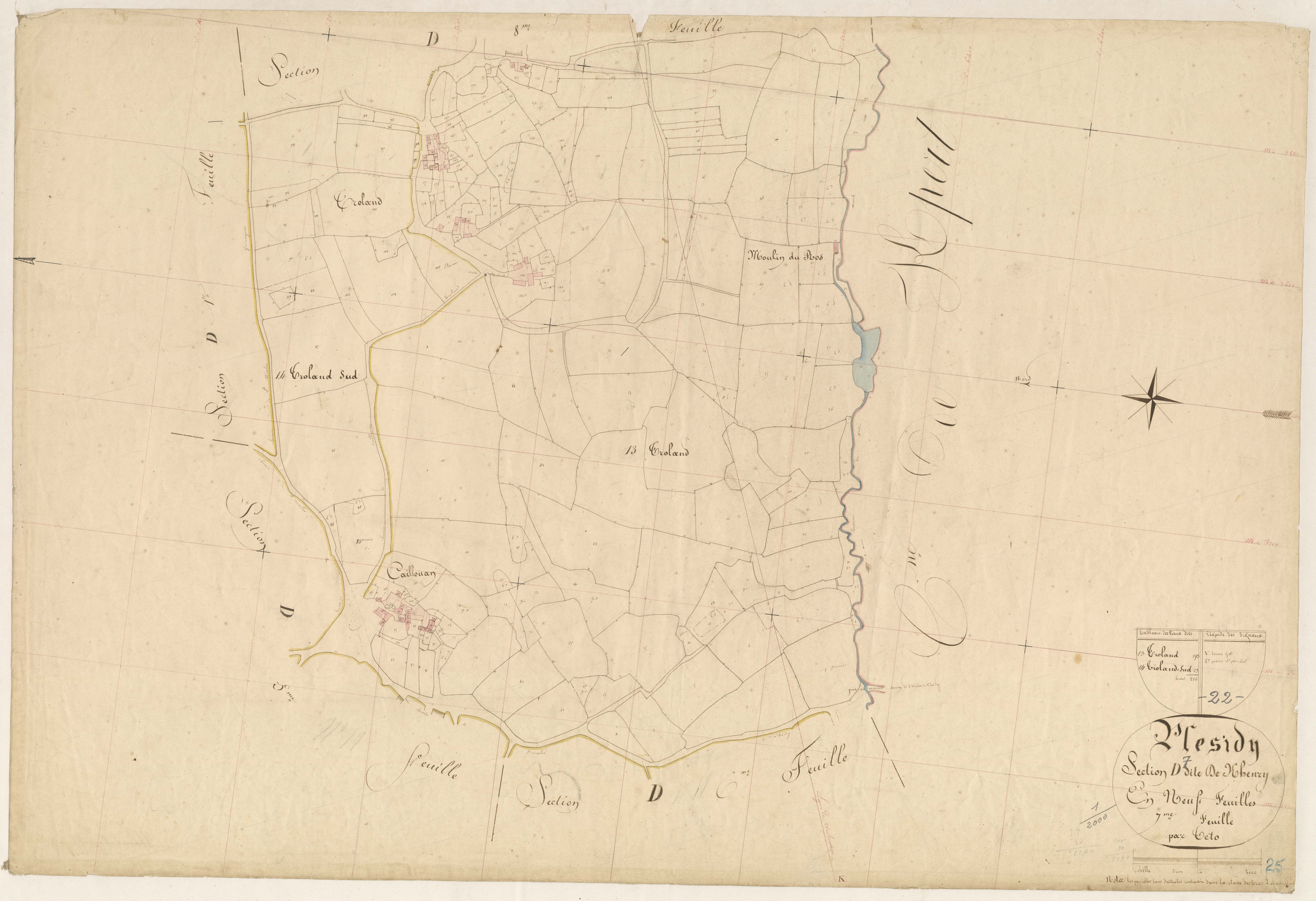 Plésidy - Section D, 7e feuille