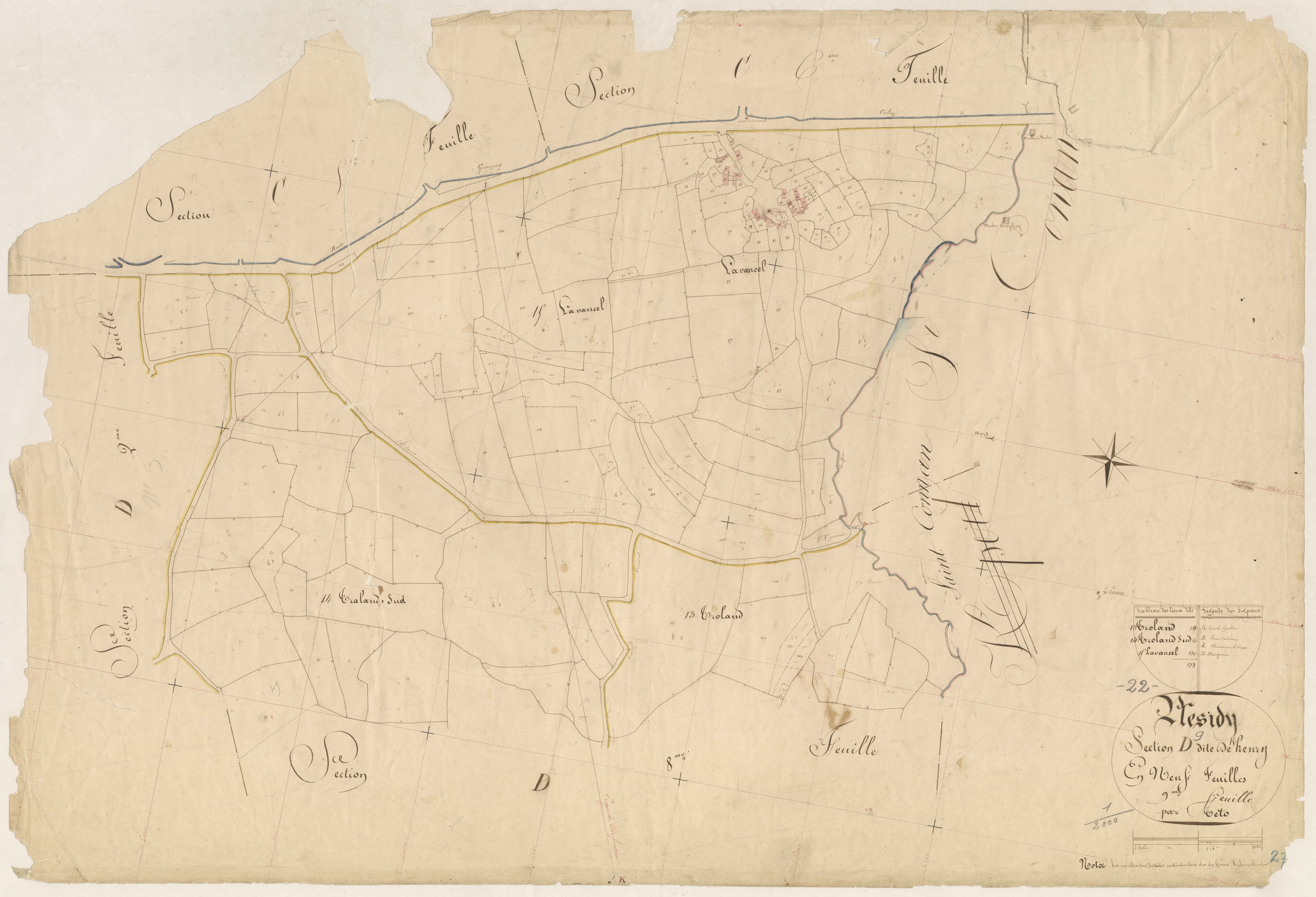 Plésidy - Section D, 9e feuille