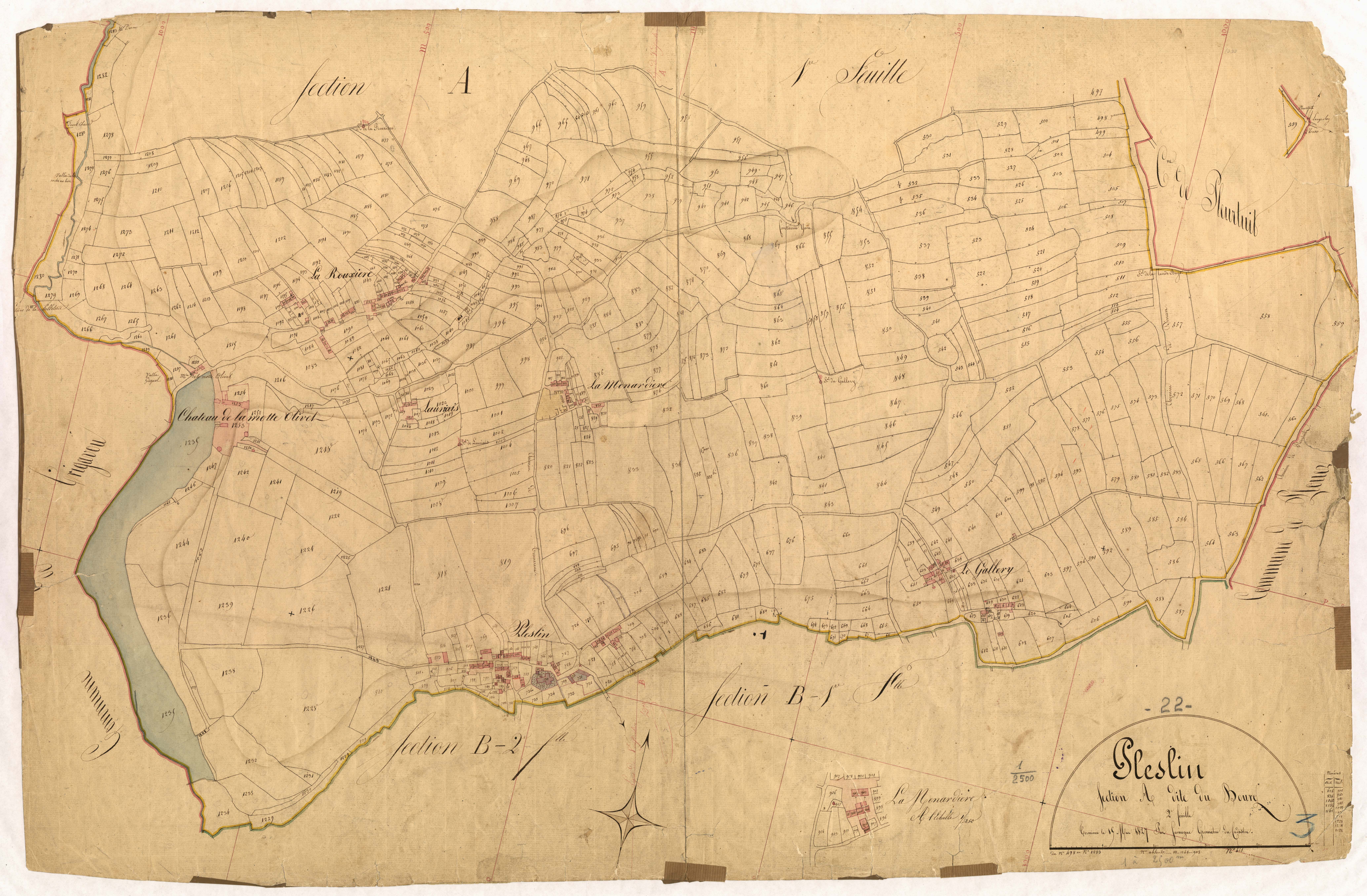 Pleslin-Trigavou - Section A, 2e feuille