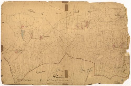 Pleslin-Trigavou - Section B, 1re feuille