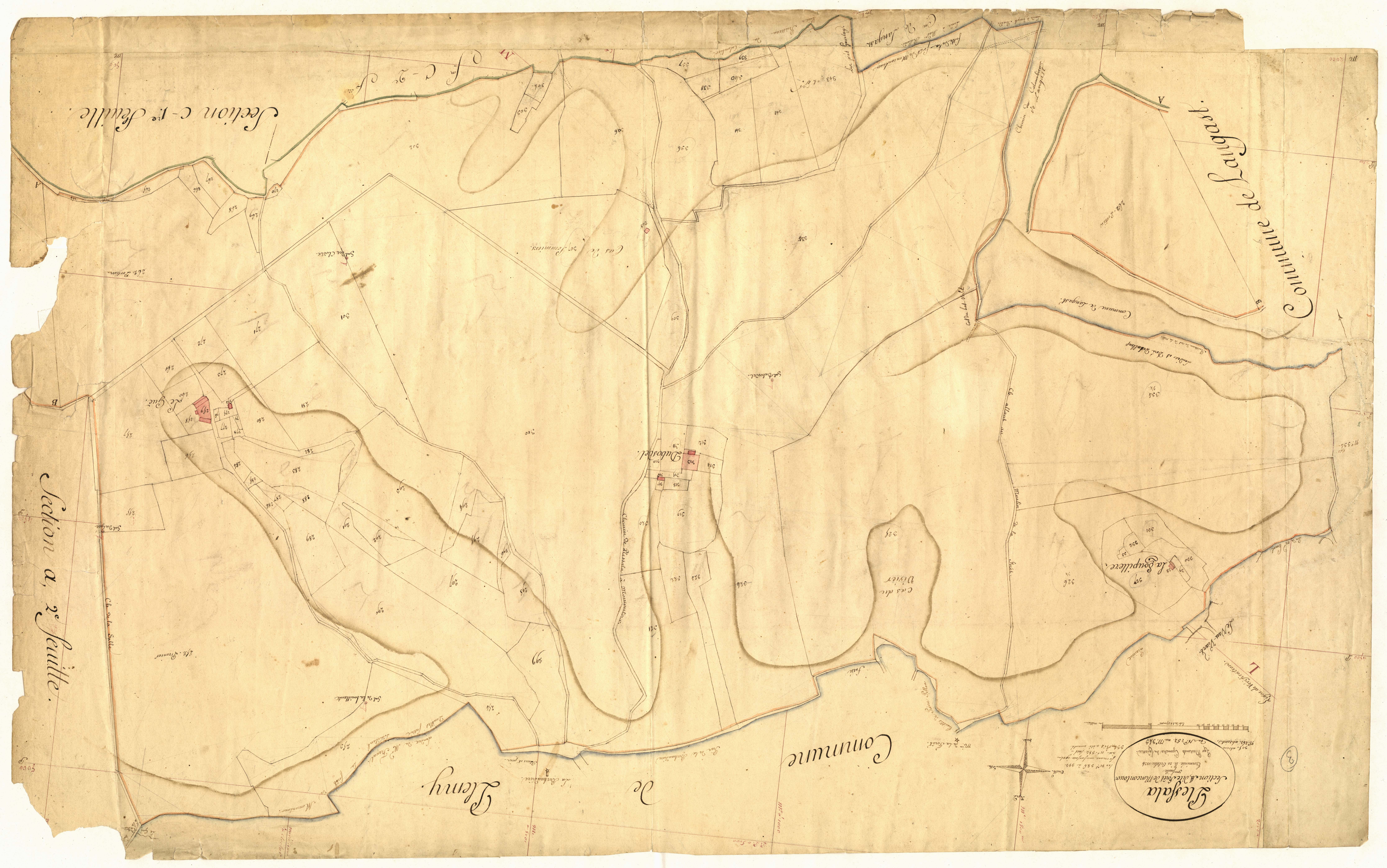 Plessala - Section A, 3e feuille