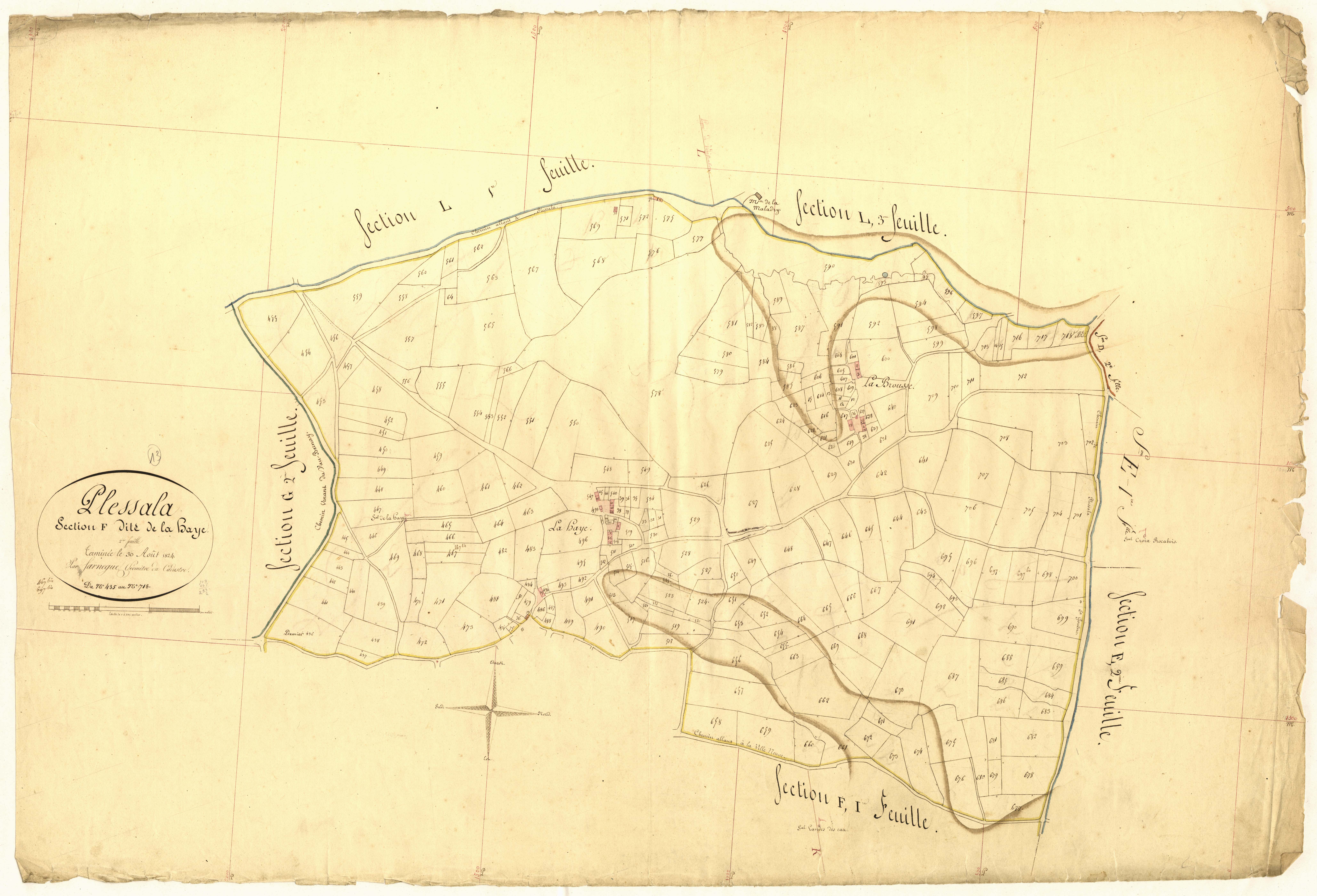 Plessala - Section F, 2e feuille