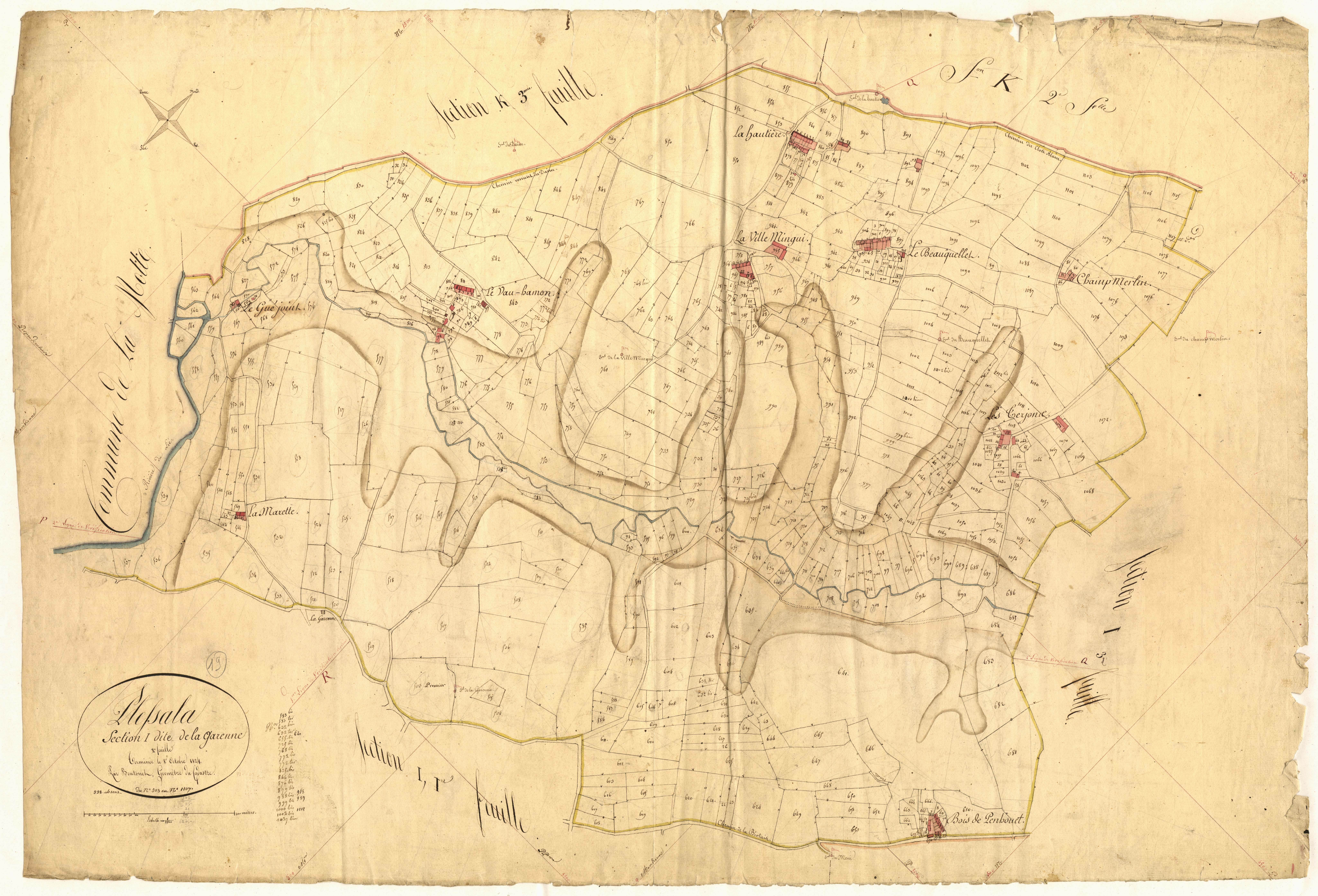 Plessala - Section I, 2e feuille