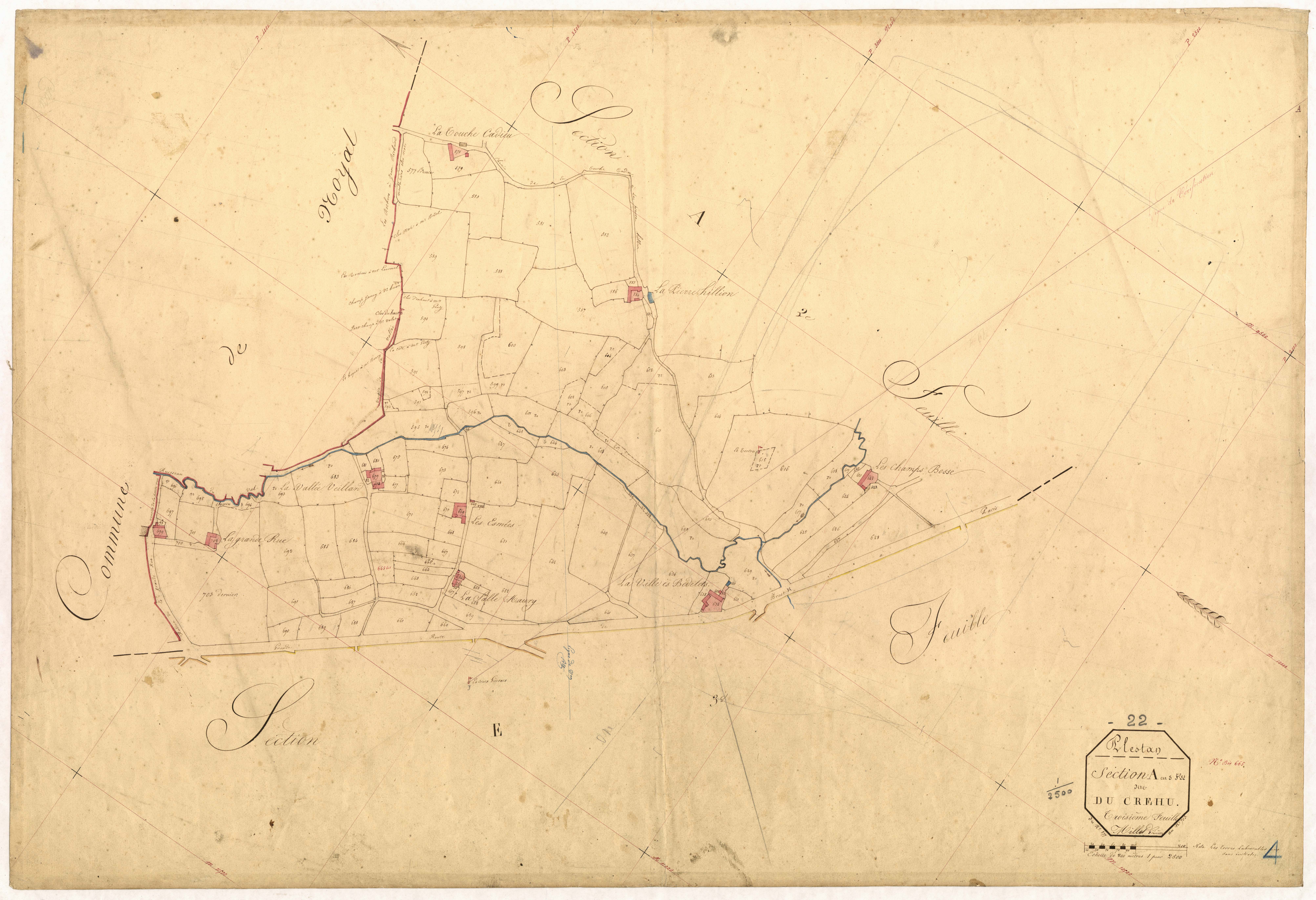 Plestan - Section A, 3e feuille