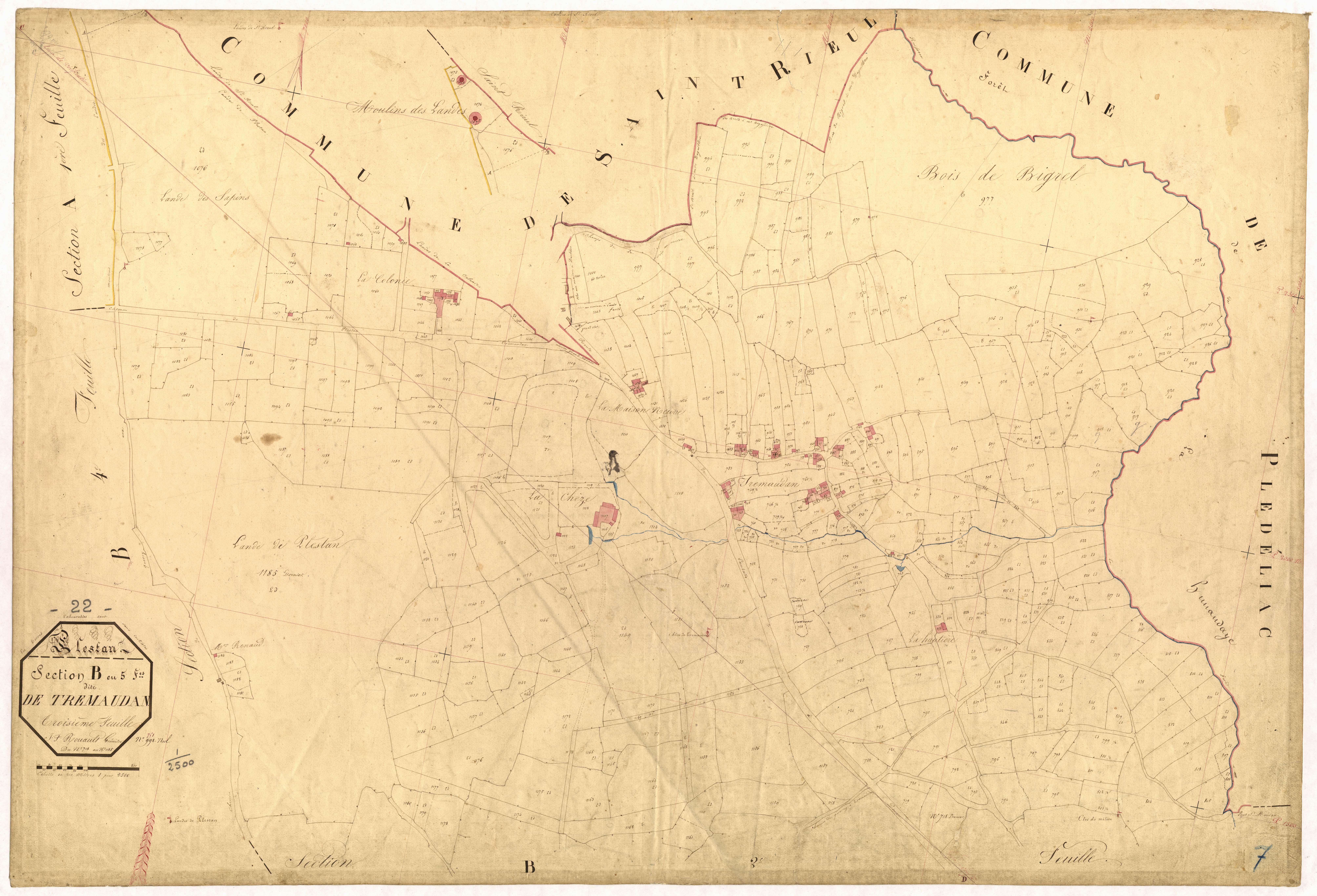 Plestan - Section B, 3e feuille