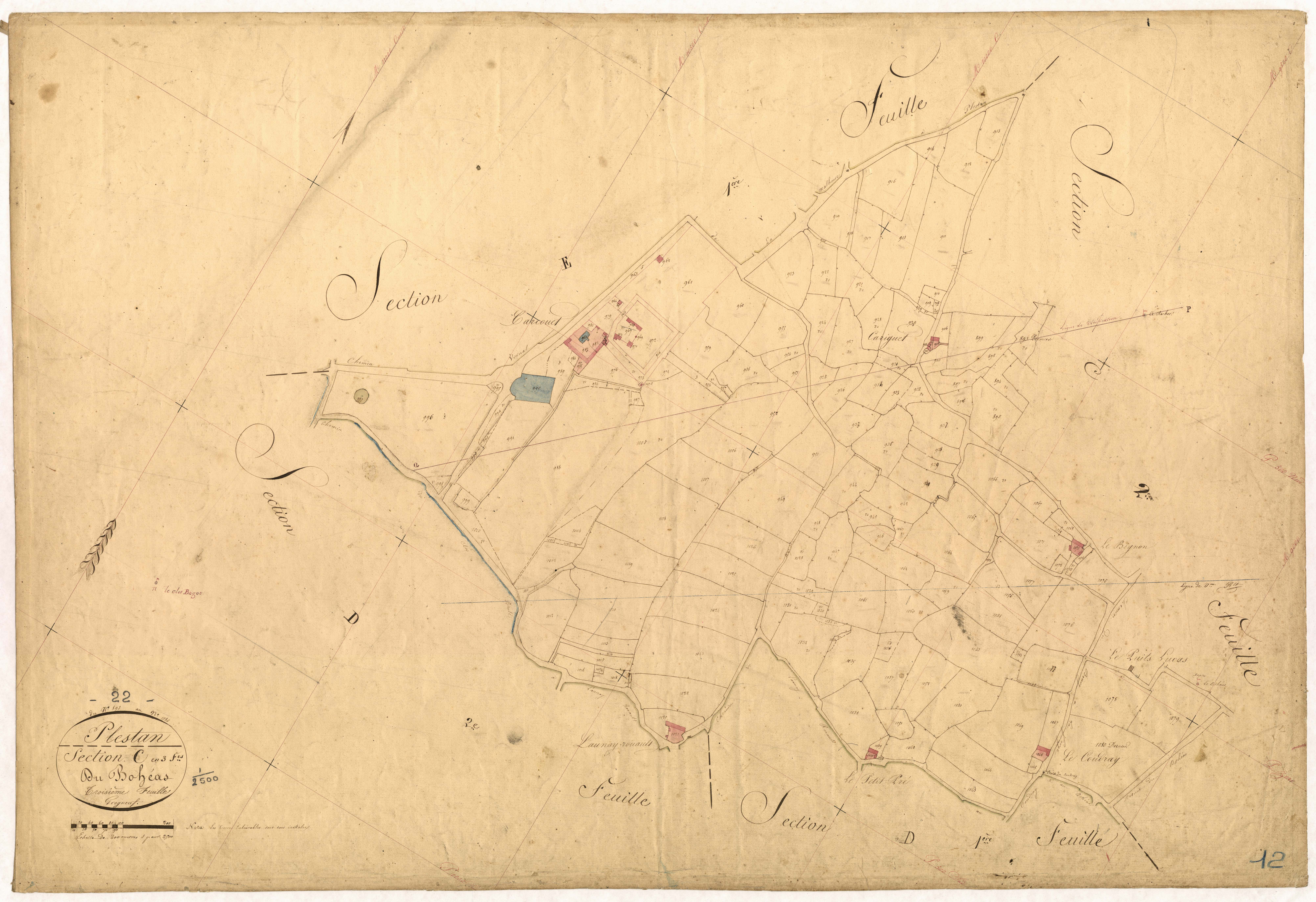 Plestan - Section C, 3e feuille