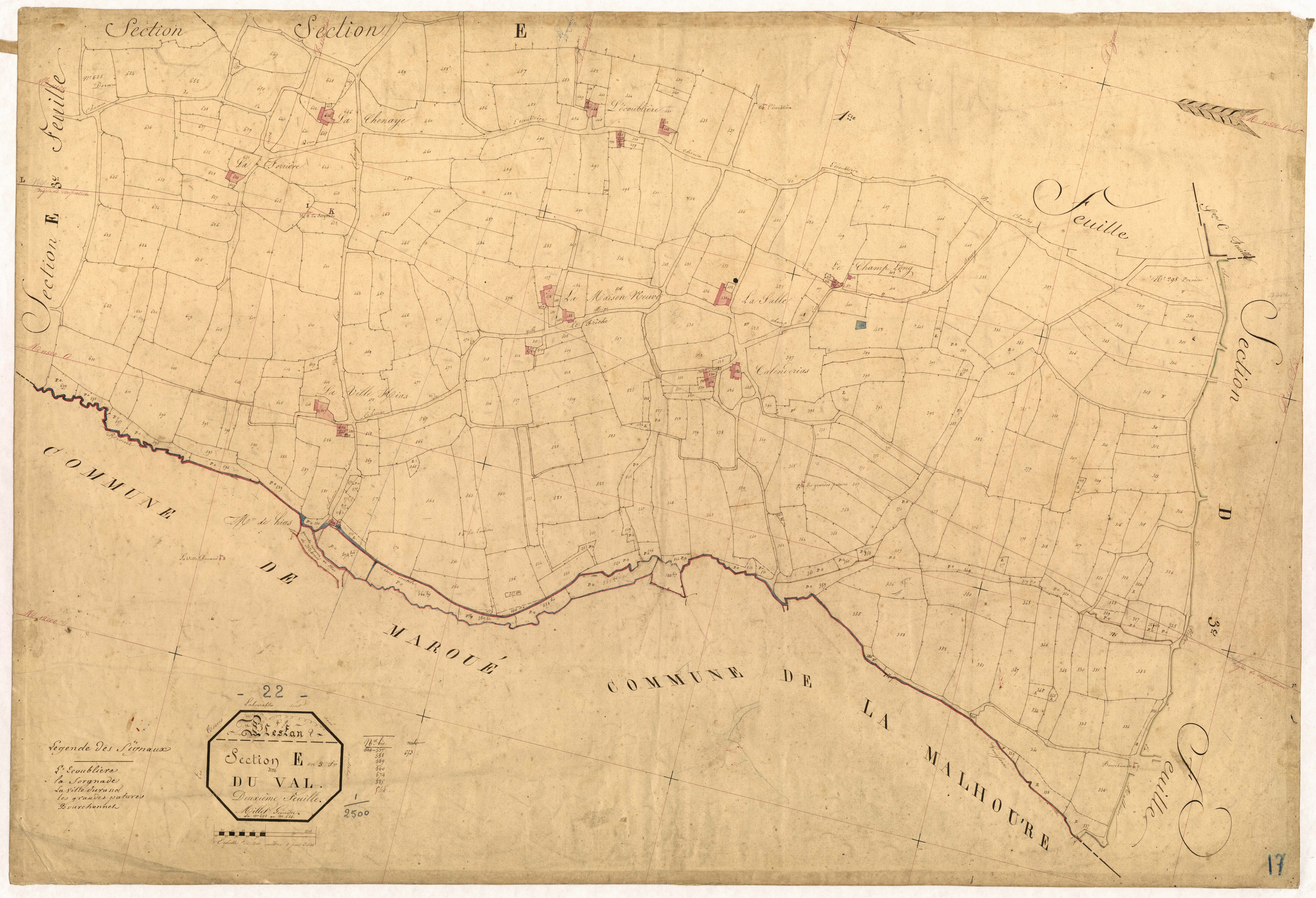 Plestan - Section E, 2e feuille