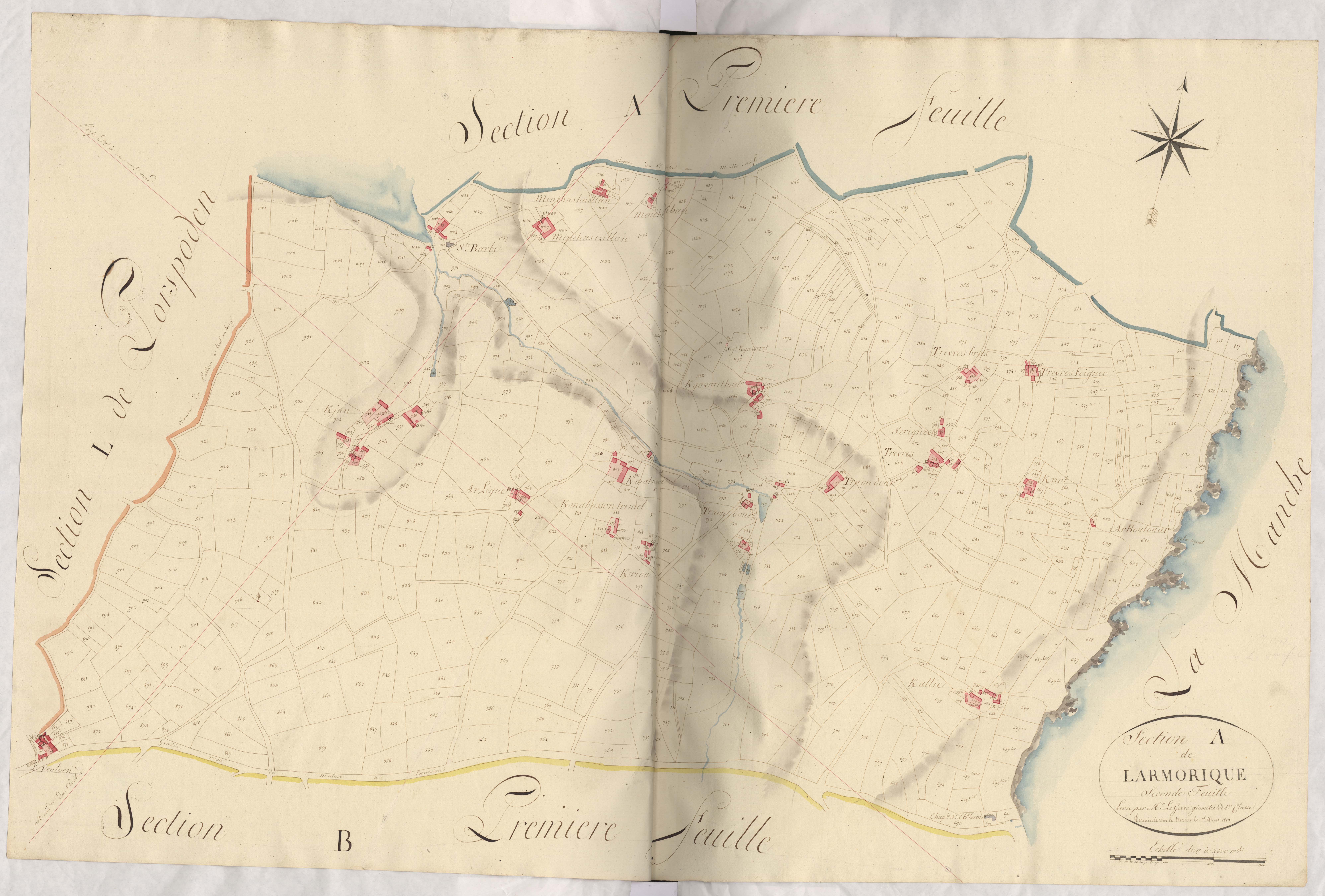 Plestin-les-Grèves - Section A, 2e feuille