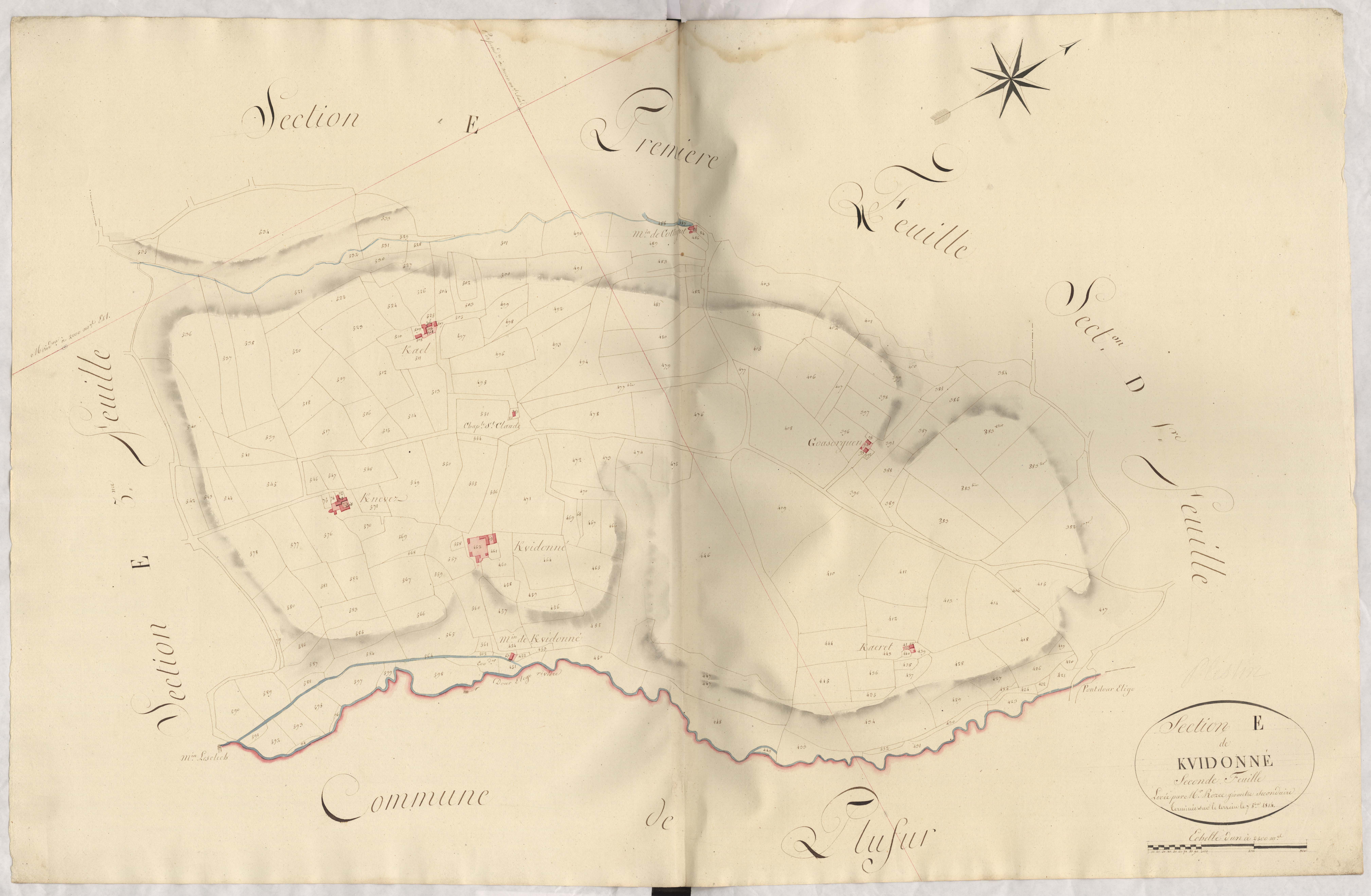 Plestin-les-Grèves - Section E, 2e feuille
